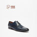 Duchini Men's Textured Derby Shoes with Lace-Up Closure-Derby-thumbnailMobile-0