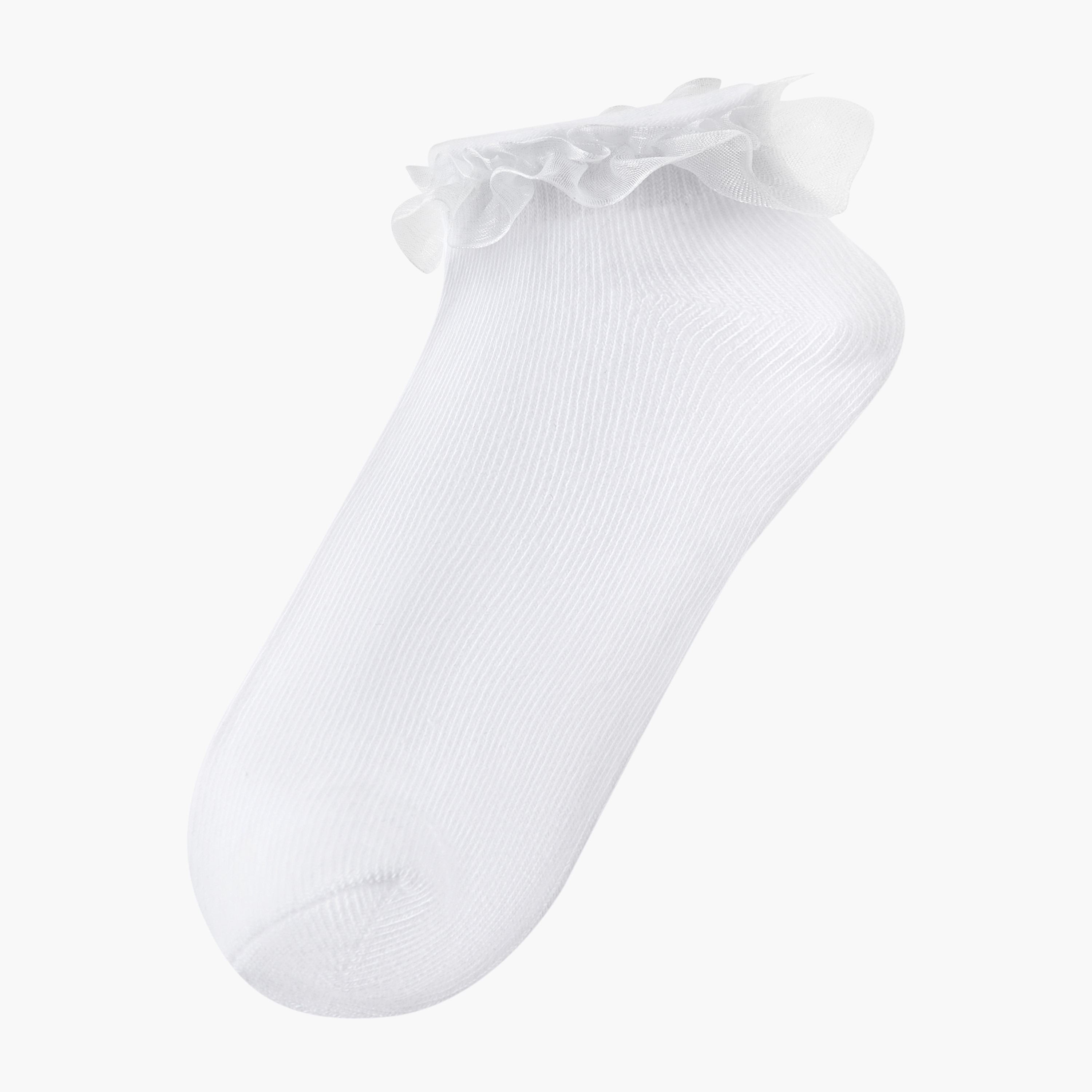طقم جوارب 3 أزواج بطول الكاحل للبنات من جونيورز-girls-accessories-socks-image-2