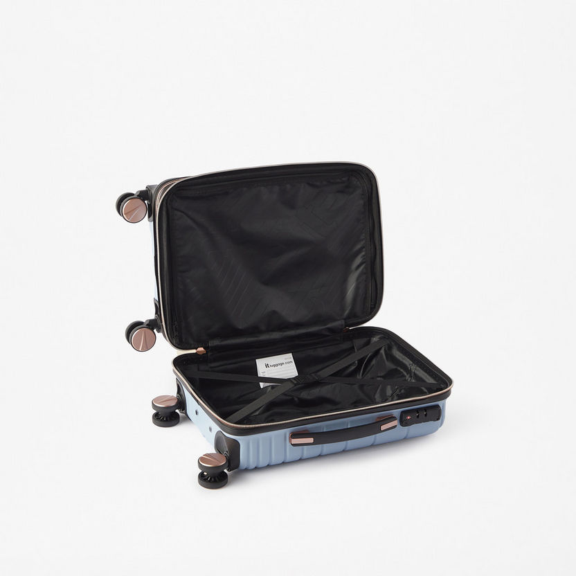 IT Textured Hardcase Luggage Trolley Bag-Luggage-image-4