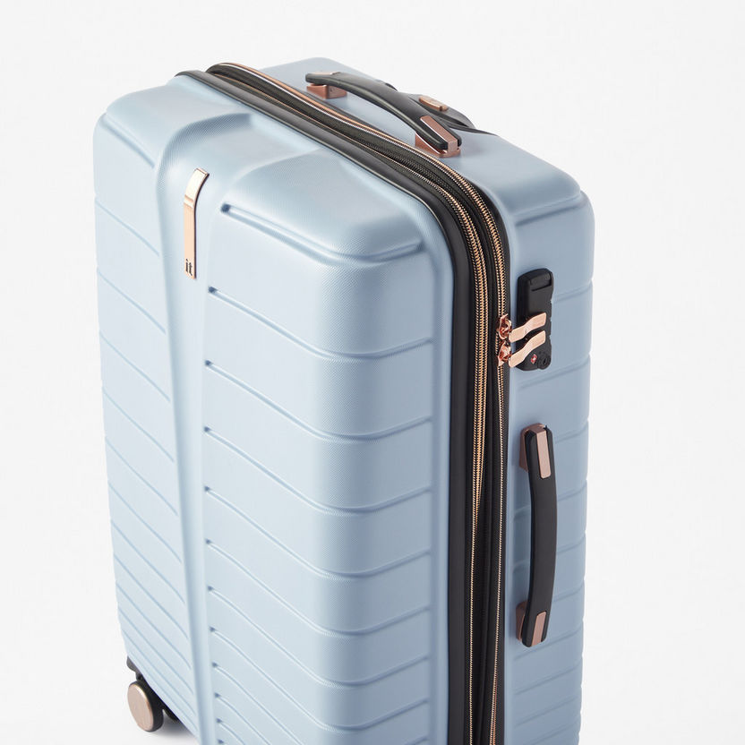 IT Textured Hardcase Luggage Trolley Bag-Luggage-image-2