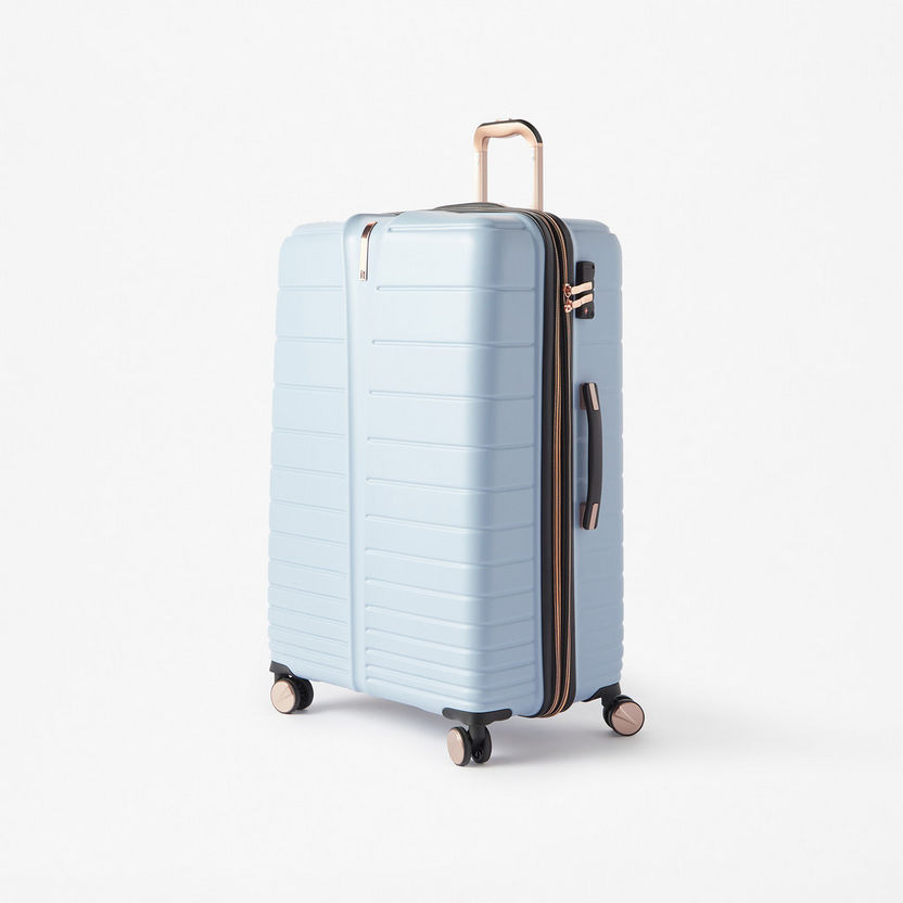 IT Textured Hardcase Luggage Trolley Bag-Luggage-image-1