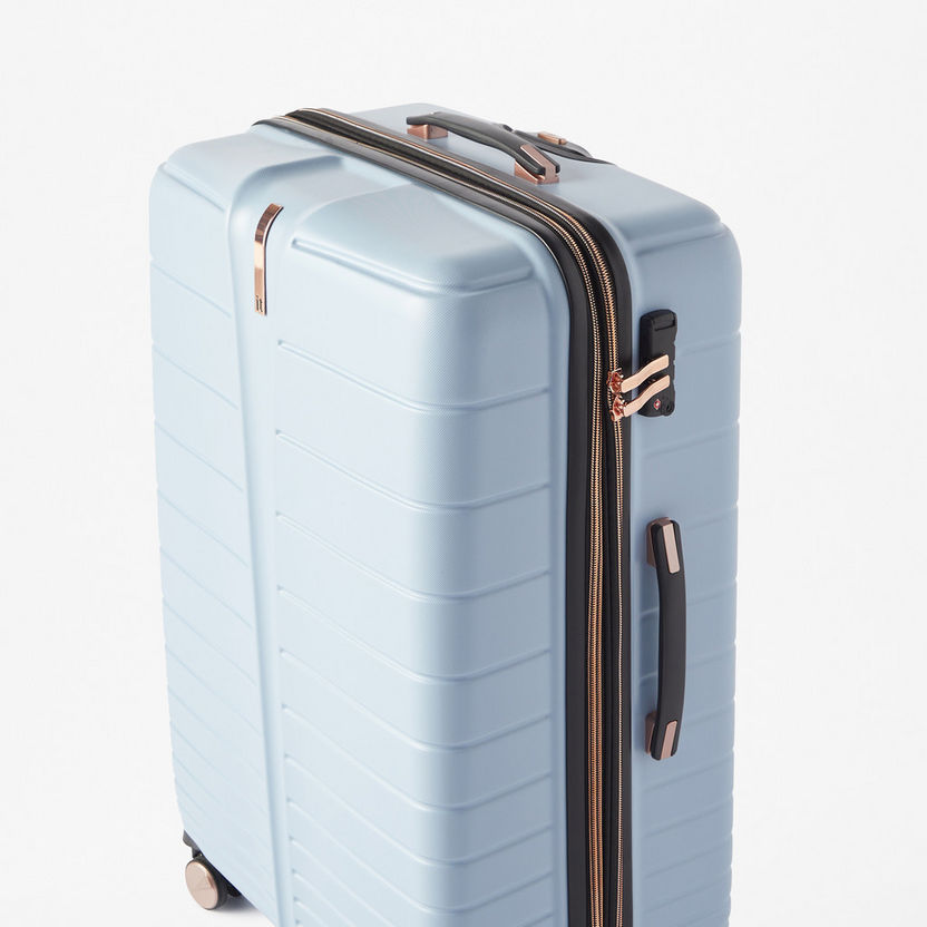 IT Textured Hardcase Luggage Trolley Bag-Luggage-image-2