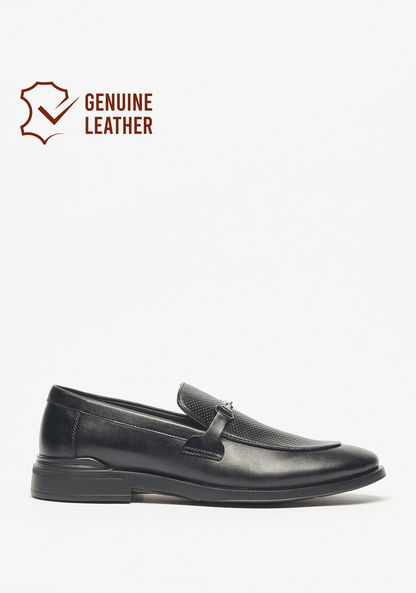 Le Confort Metal Accent Slip-On Loafers-Loafers-image-0