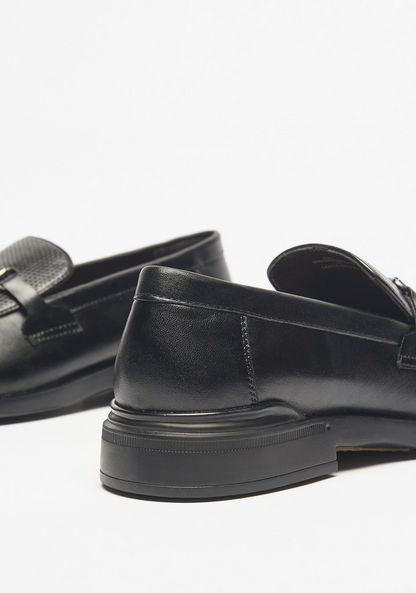 Le Confort Metal Accent Slip-On Loafers-Loafers-image-3
