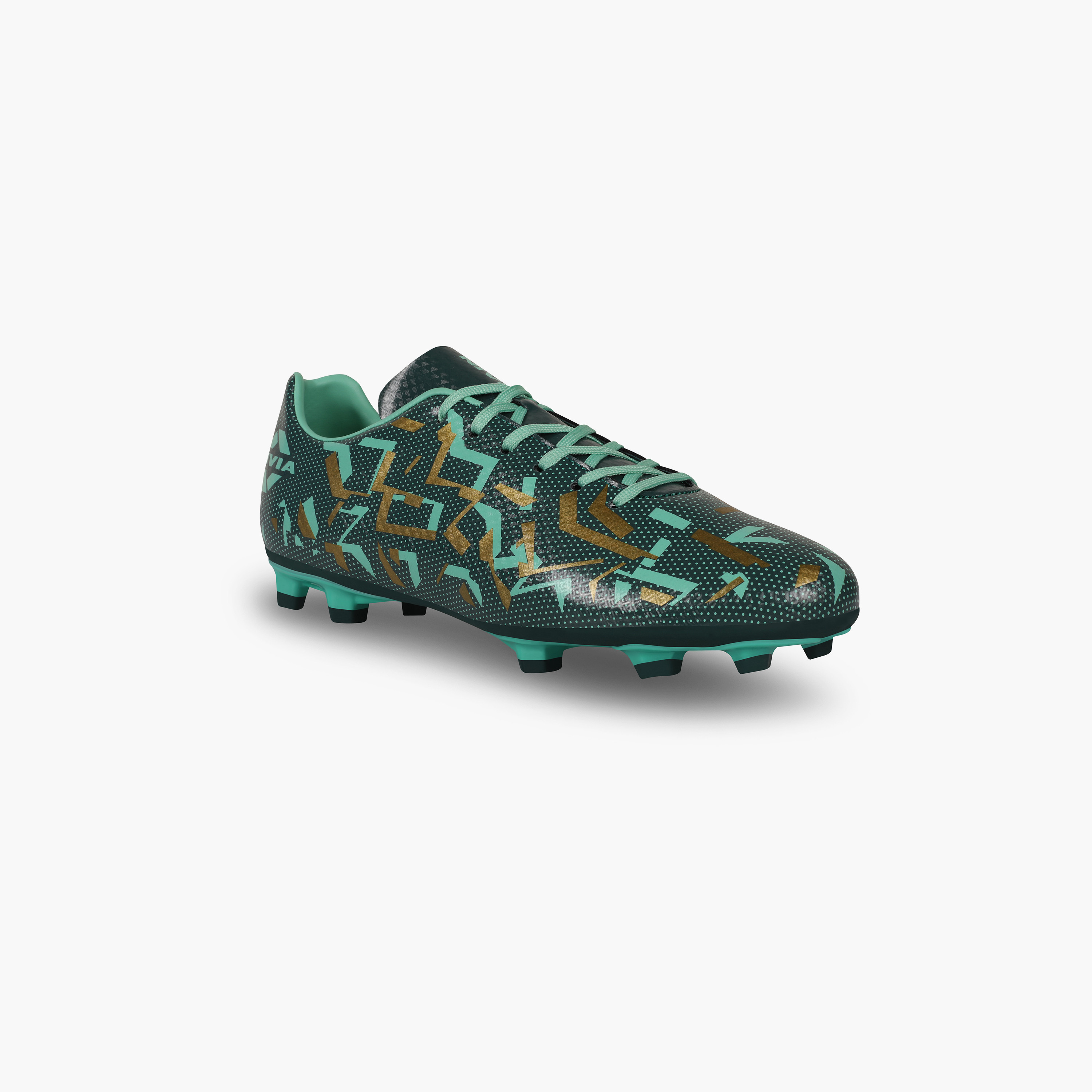 Nivia Kid's Encounter 10.0 Lace-Up Firm Ground Football Boots-sports-gear-football-shoes-firmground-image-1