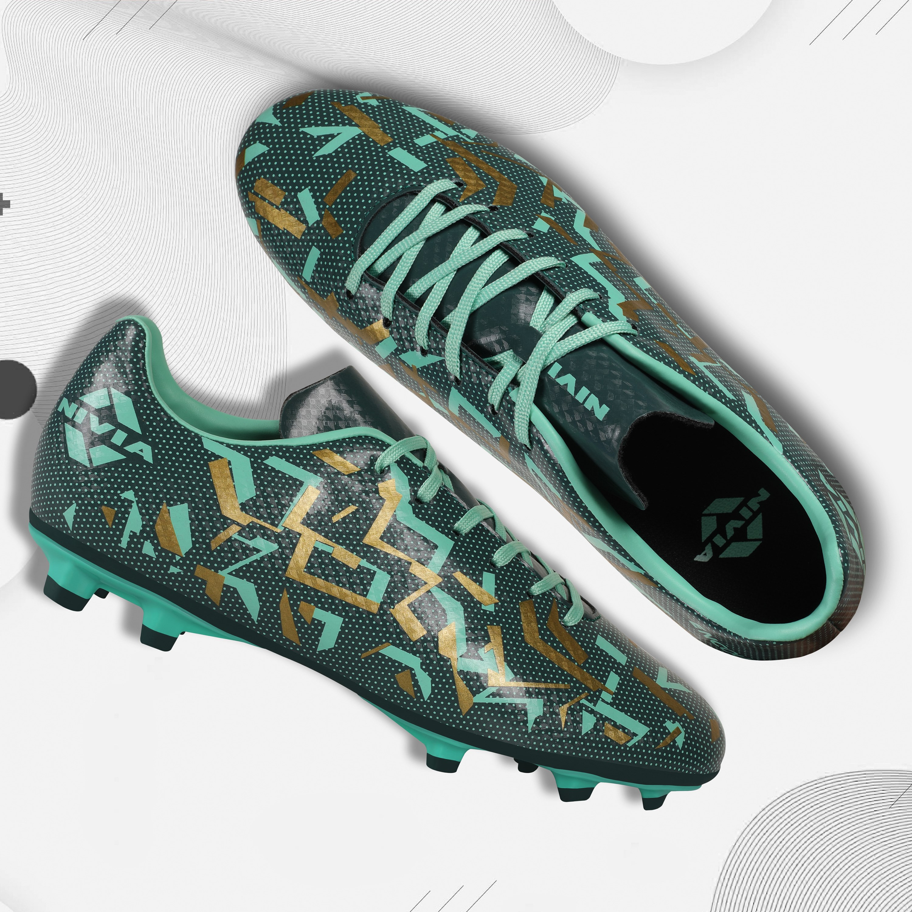Nivia Kid's Encounter 10.0 Lace-Up Firm Ground Football Boots-sports-gear-football-shoes-firmground-image-9