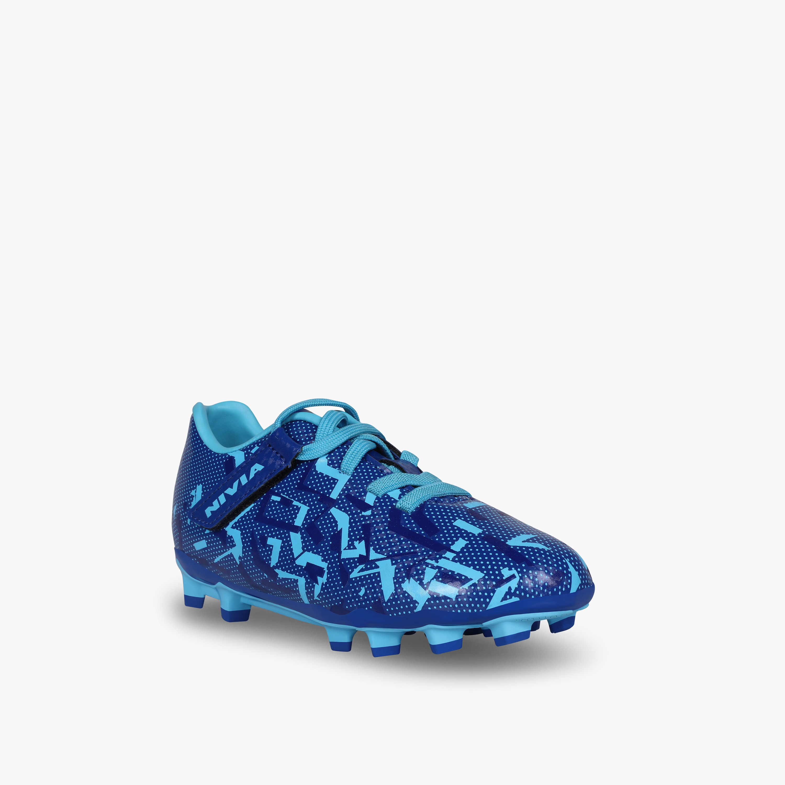 Nivia Boy's Hook & Loop Football Firm Ground Boots-sports-gear-football-shoes-firmground-image-8