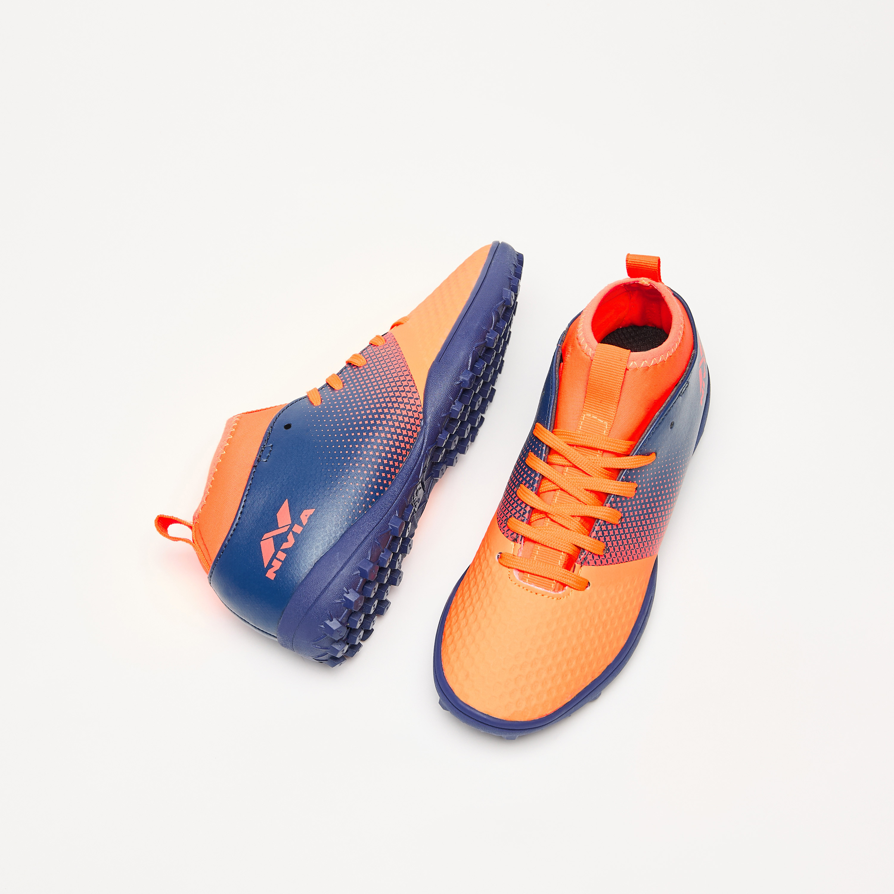 Nivia Ashtang Kids, F.Orange, Futsal Shoes-sports-boys-shoes-image-6