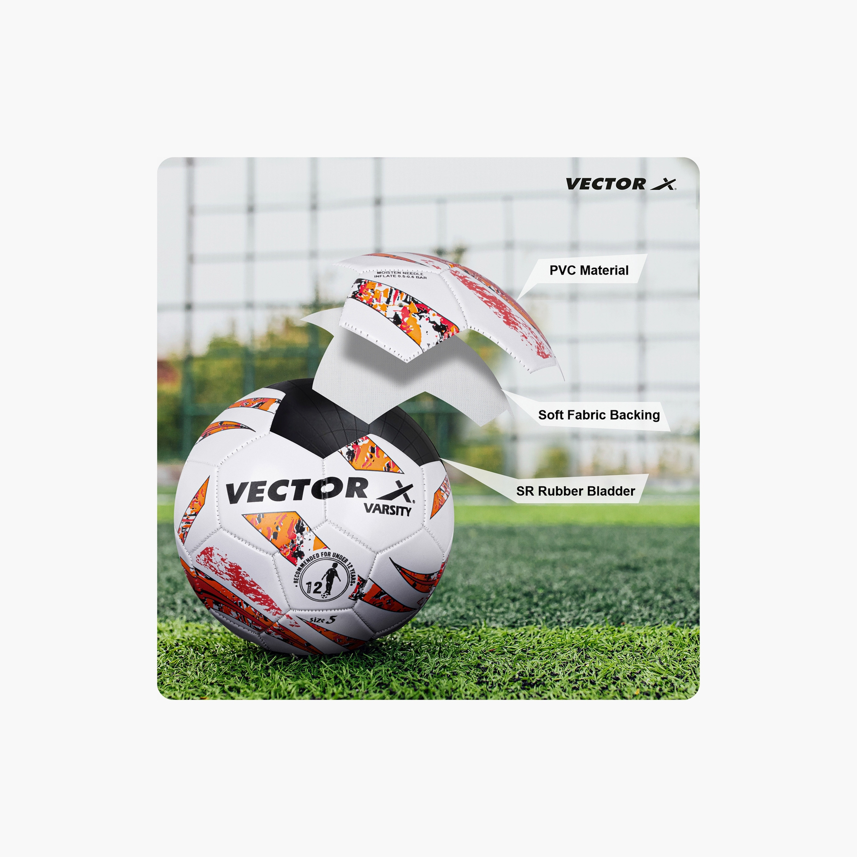 Vector X Football, Size-5, Varsity-toys-outdoor-activity-image-3