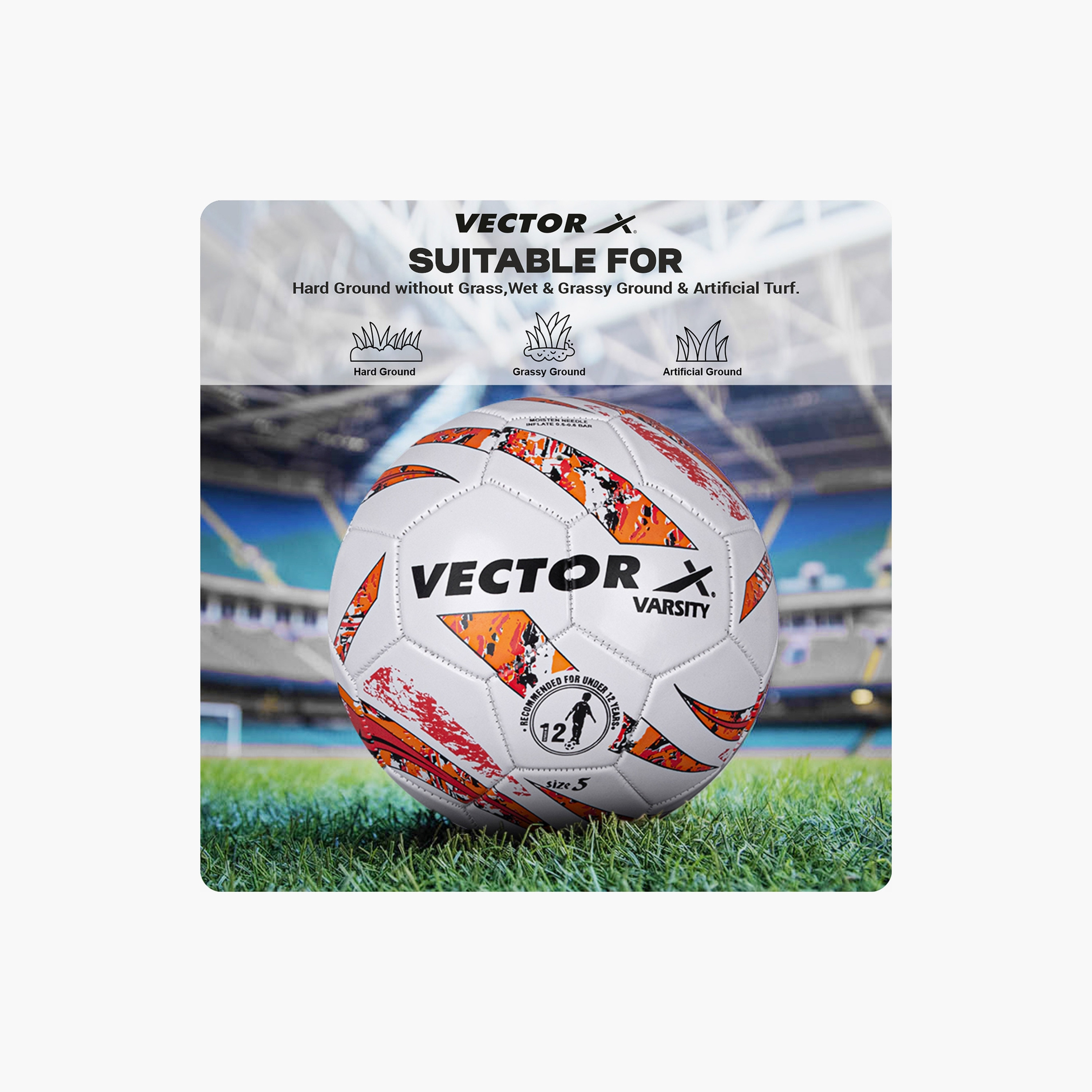 Vector X Football, Size-5, Varsity-toys-outdoor-activity-image-7