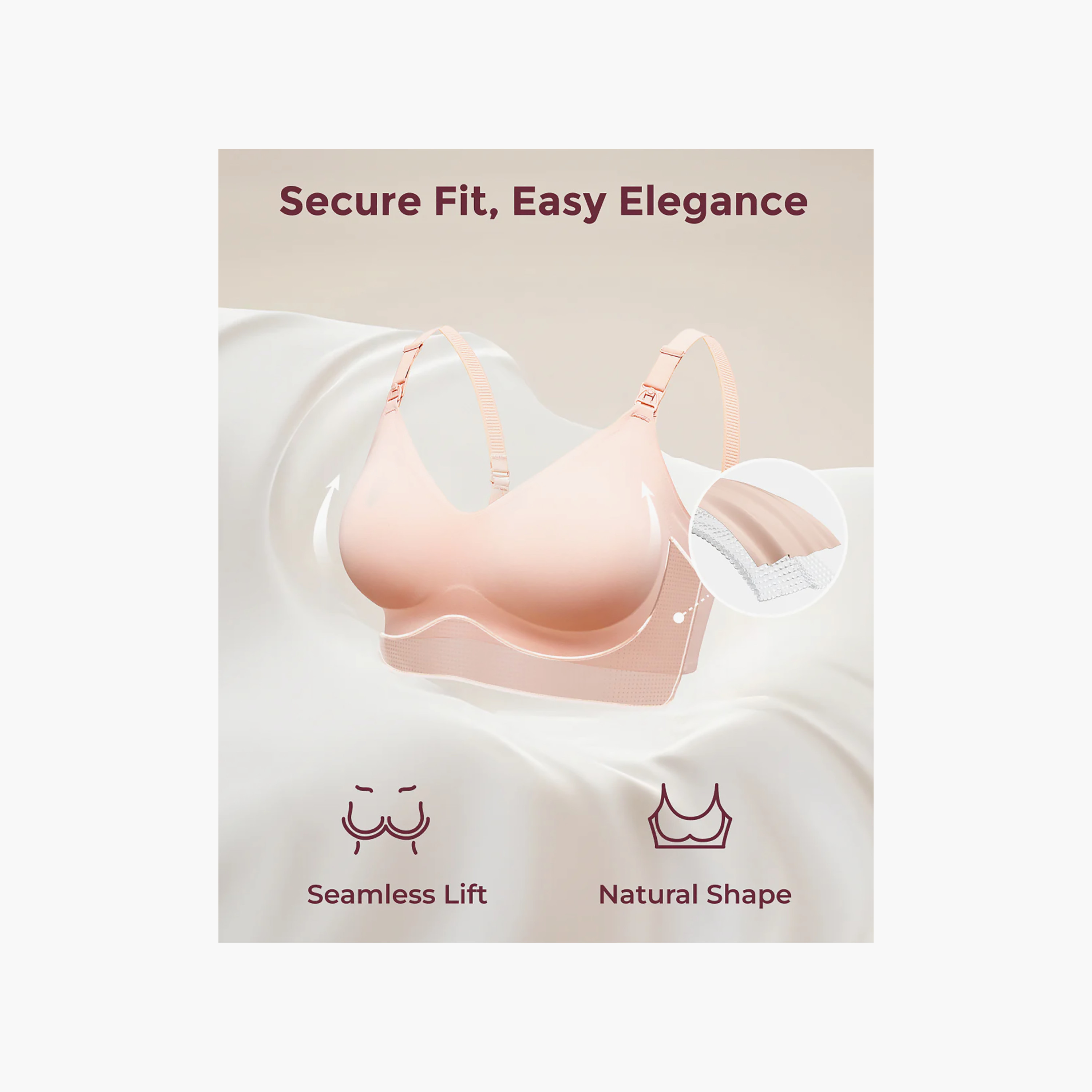 Momcozy Smooth Ultra Soft & Omni Maternity Nursing Bra - YN21-baby-maternalcare-maternitywear-image-2