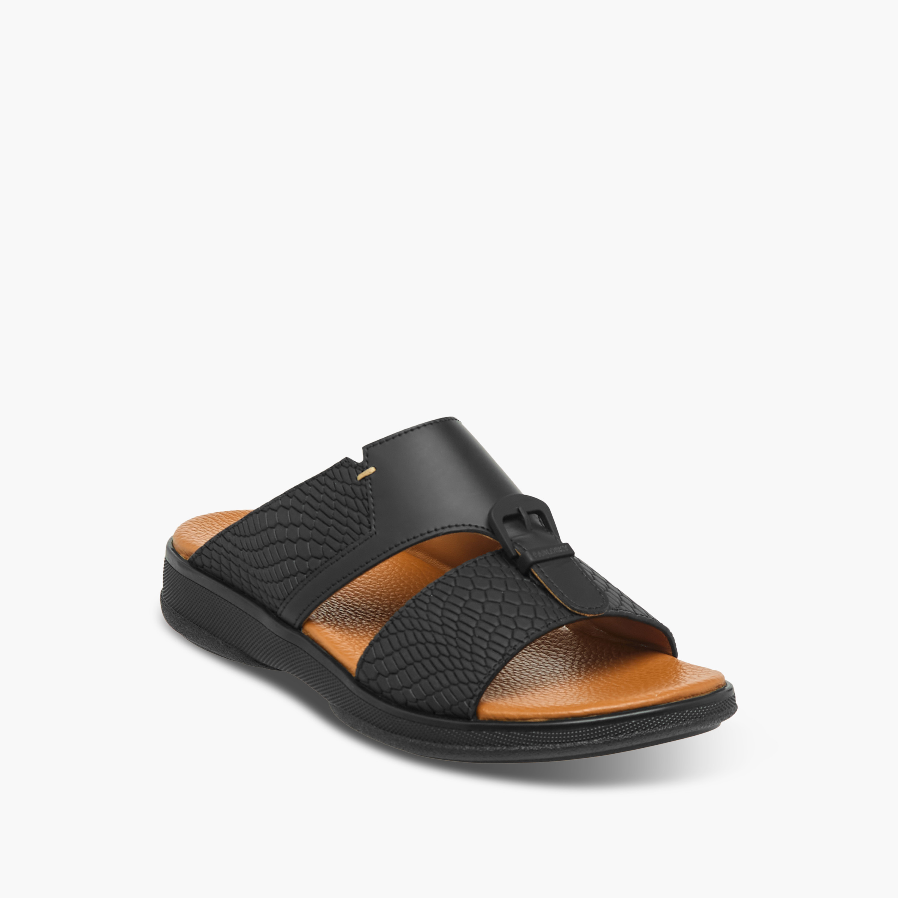 Pablosky Boys Slip-On Leather Arabic Sandals-boys-shoes-sandals-image-2