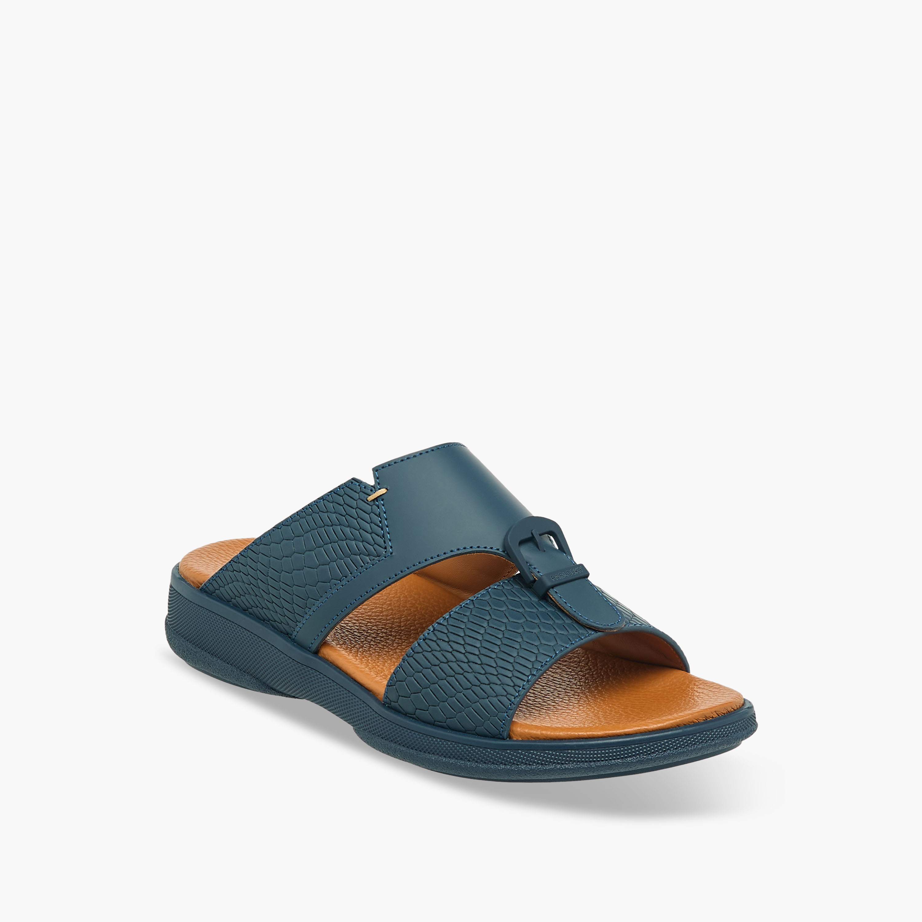 Pablosky Boys Slip-On Leather Arabic Sandals-boys-shoes-sandals-image-2