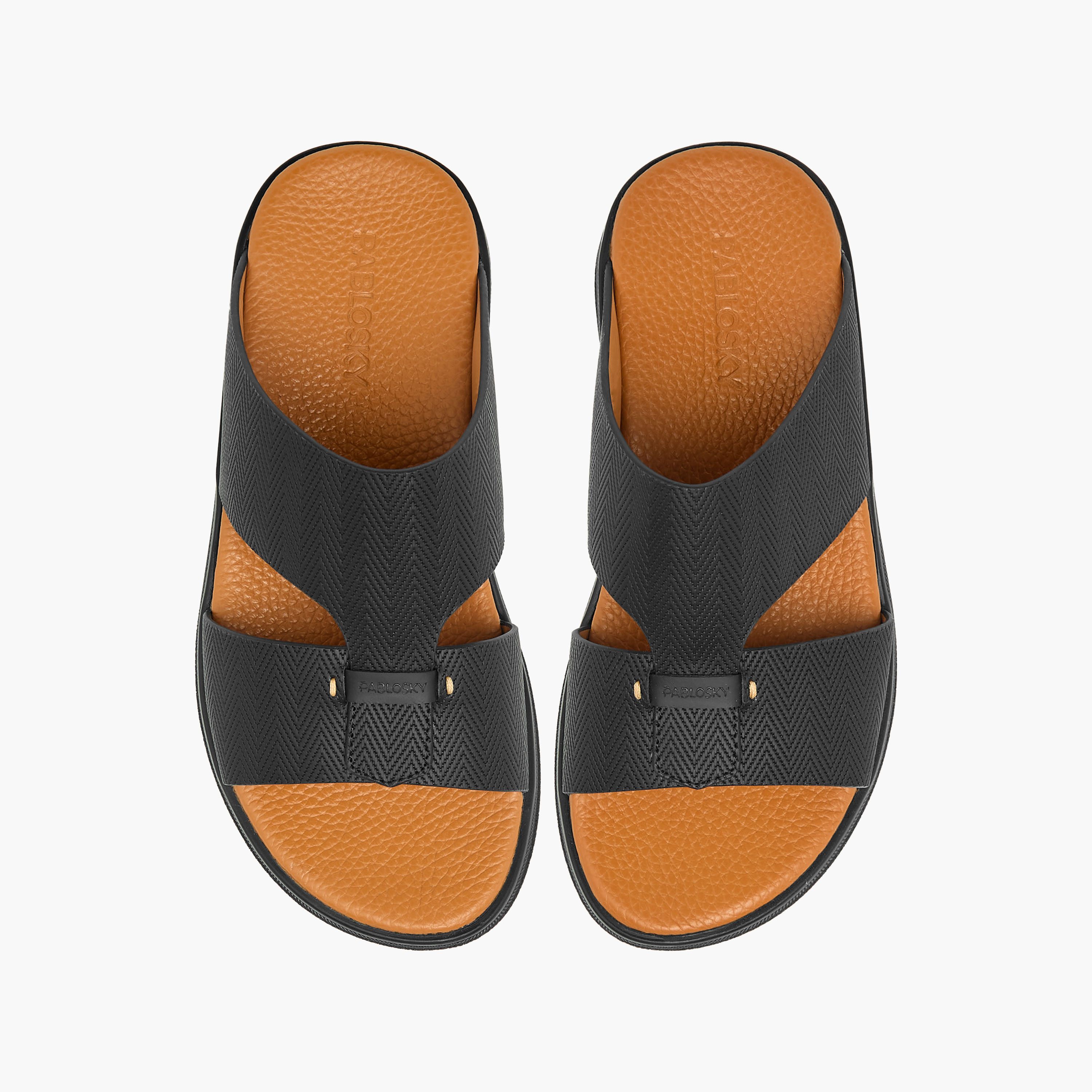 صندل عربي جلد بارز الملمس للأولاد من بابلوفسكي-boys-shoes-sandals-image-1
