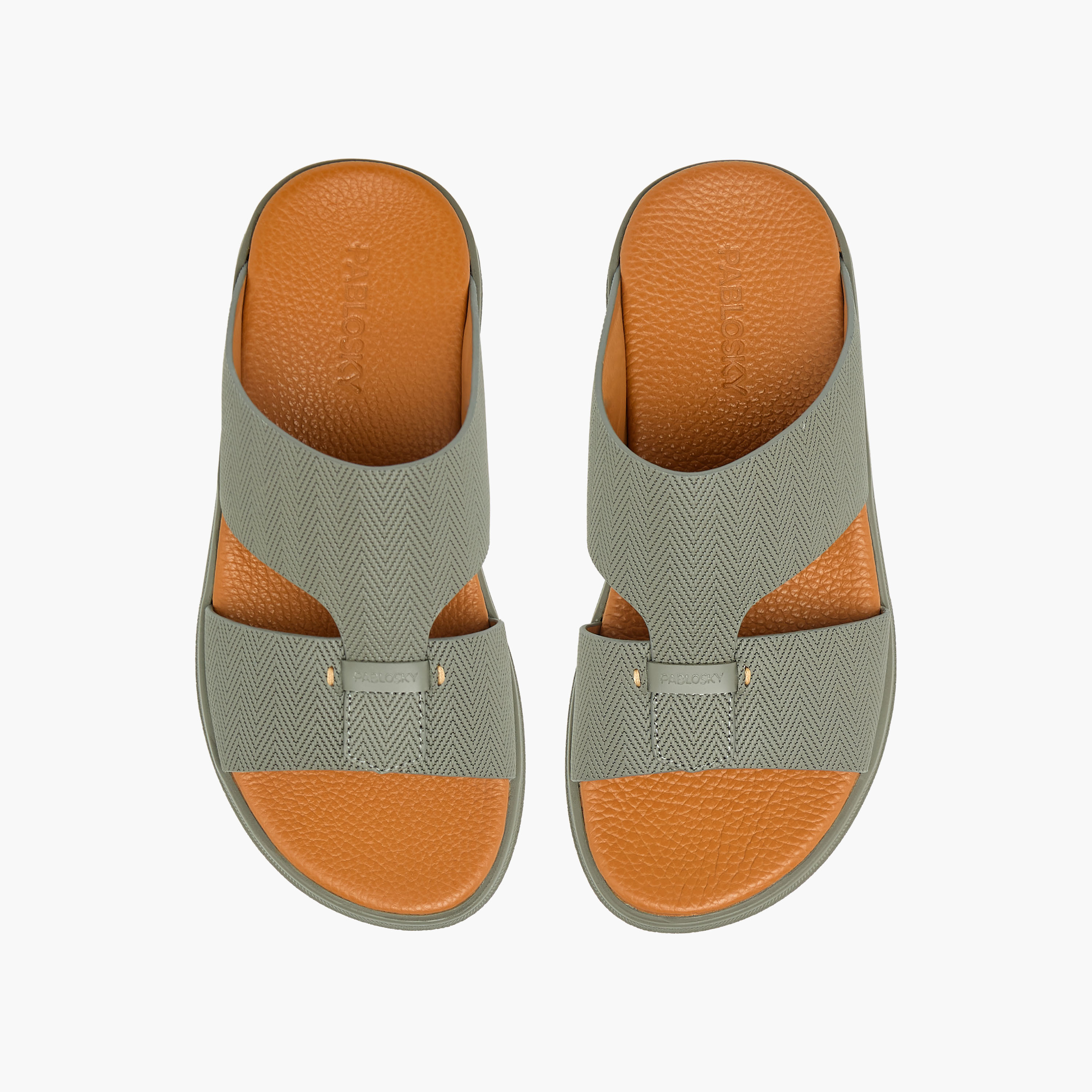 Pablosky Boys Textured Leather Arabic Sandals-boys-shoes-sandals-image-1