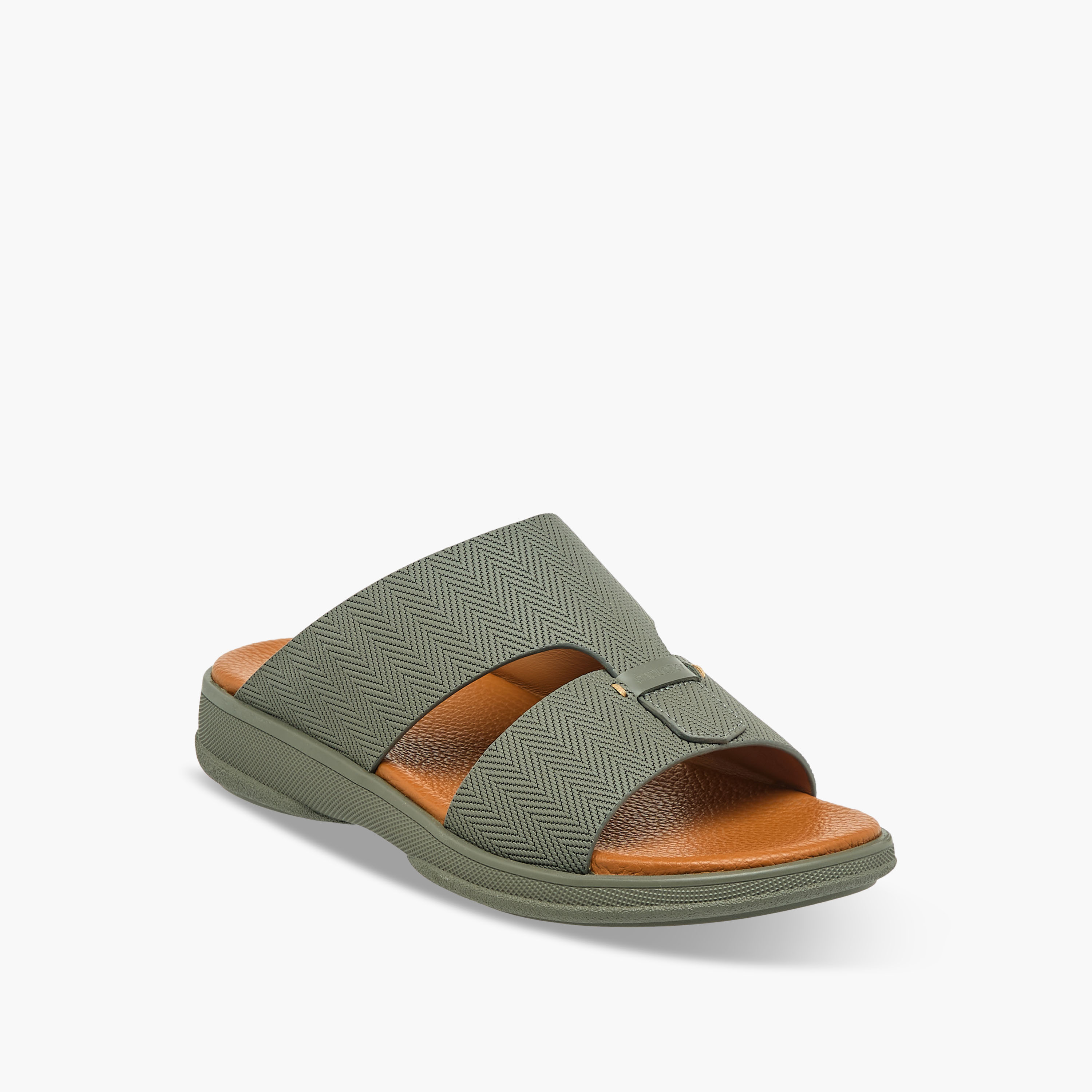 Pablosky Boys Textured Leather Arabic Sandals-boys-shoes-sandals-image-2