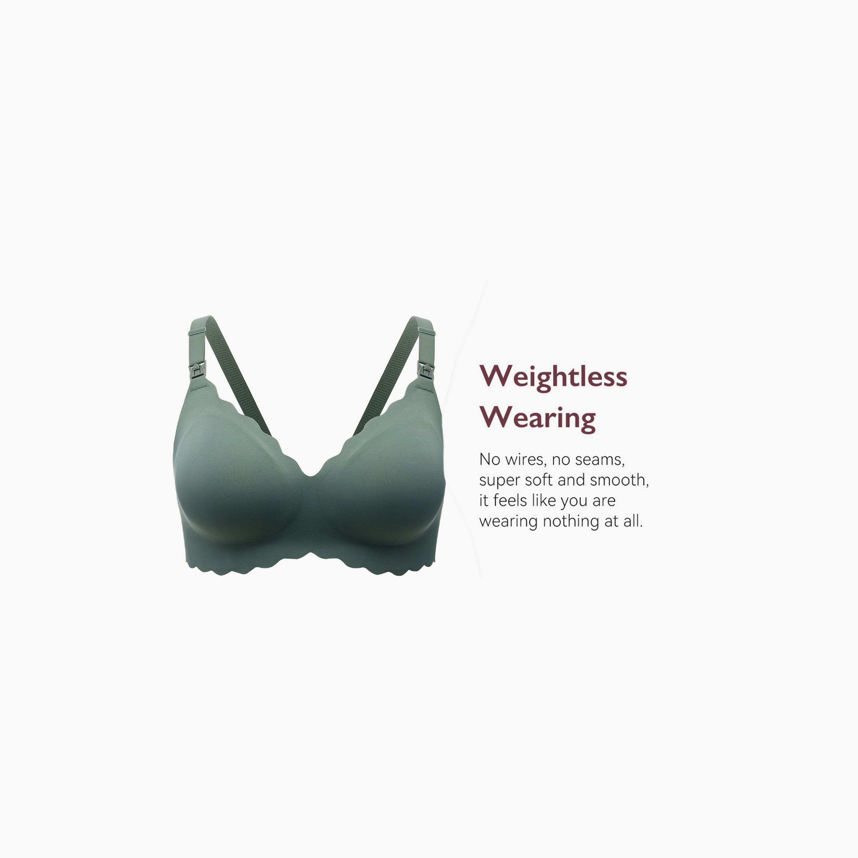 Momcozy Jelly Strip Seamless Floral Push Up Nursing Bra - YN46 - Green-women-clothing-maternity-lingerie-bras-image-6