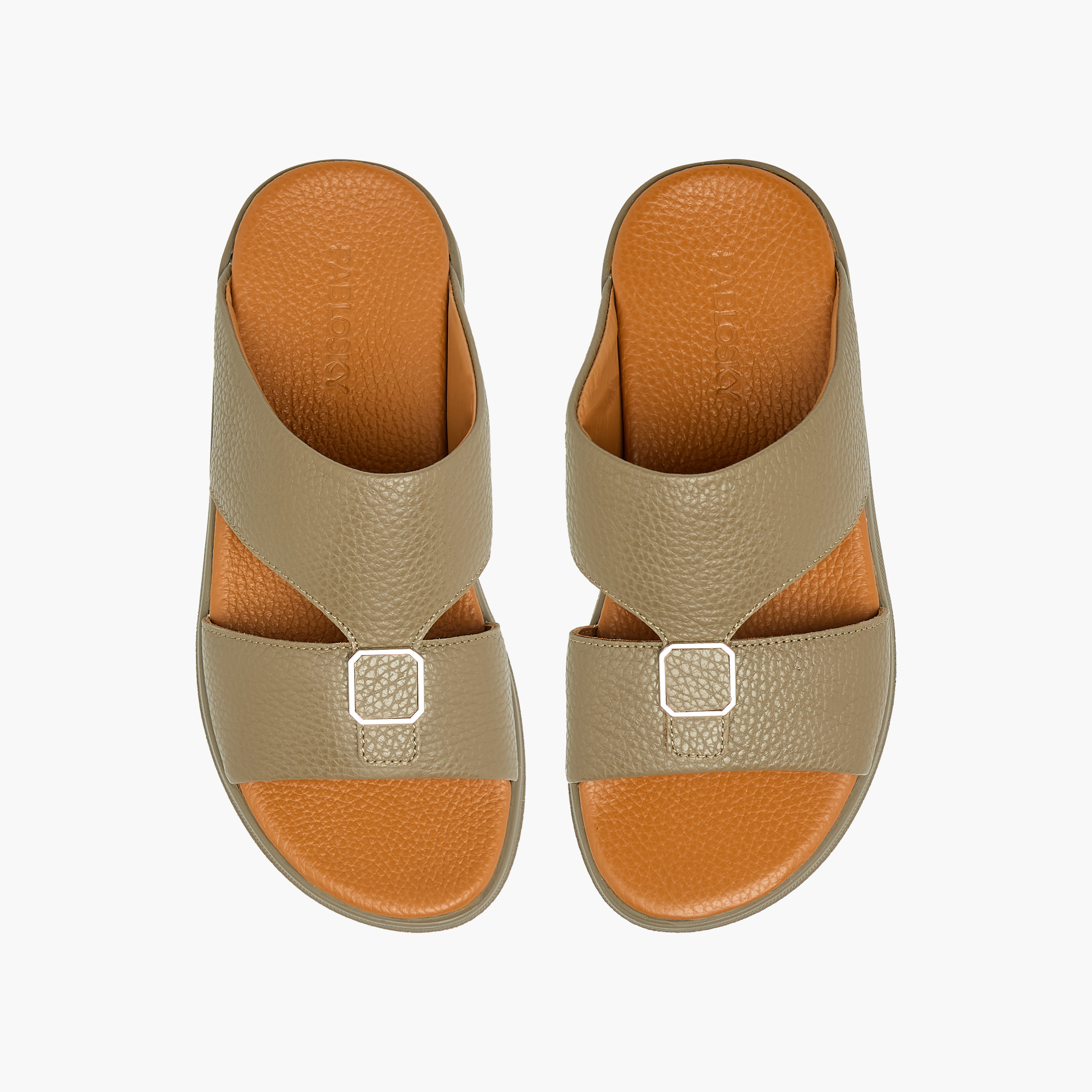 Pablosky Boys Slip-On Leather Arabic Sandals-boys-shoes-sandals-image-1