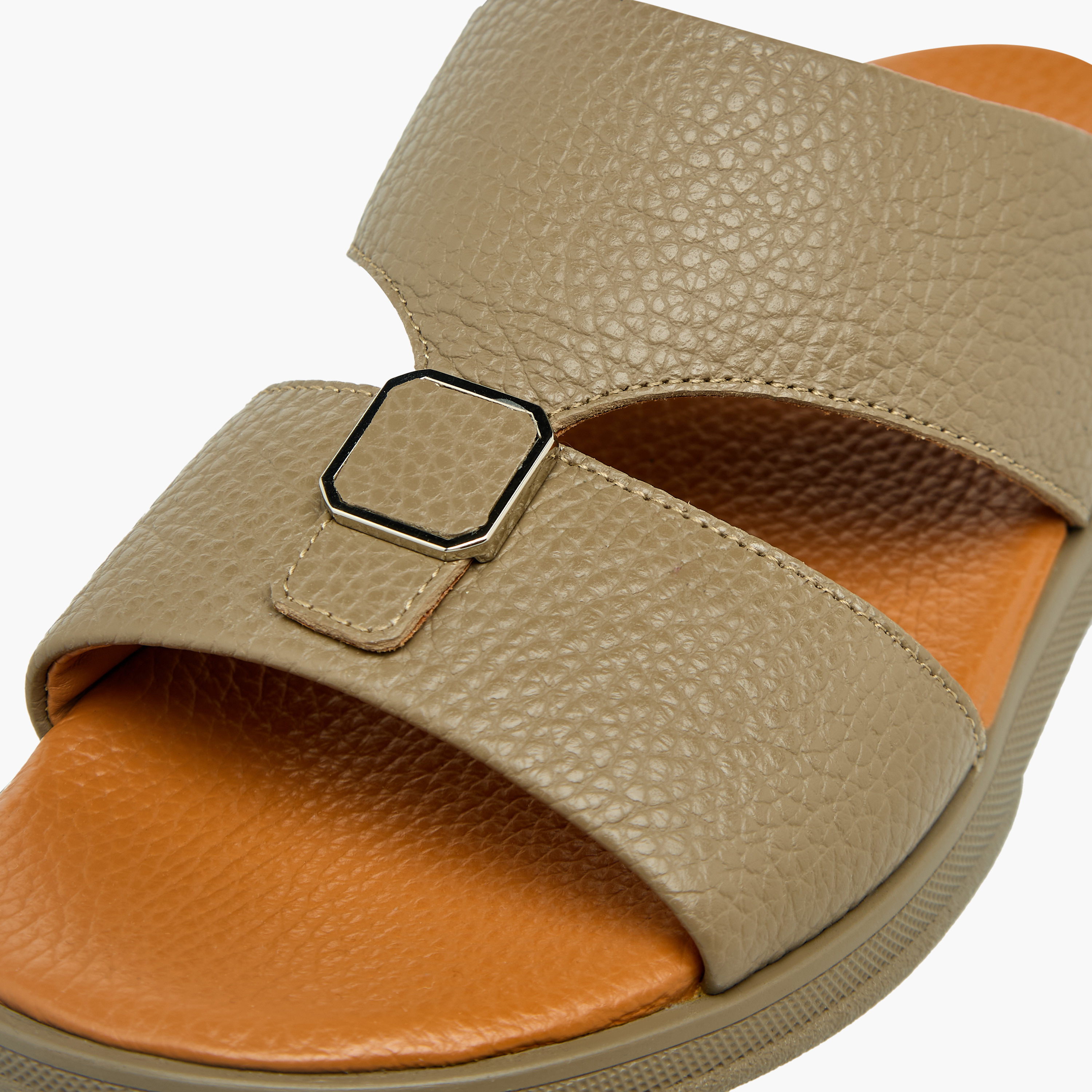 Pablosky Boys Slip-On Leather Arabic Sandals-boys-shoes-sandals-image-4
