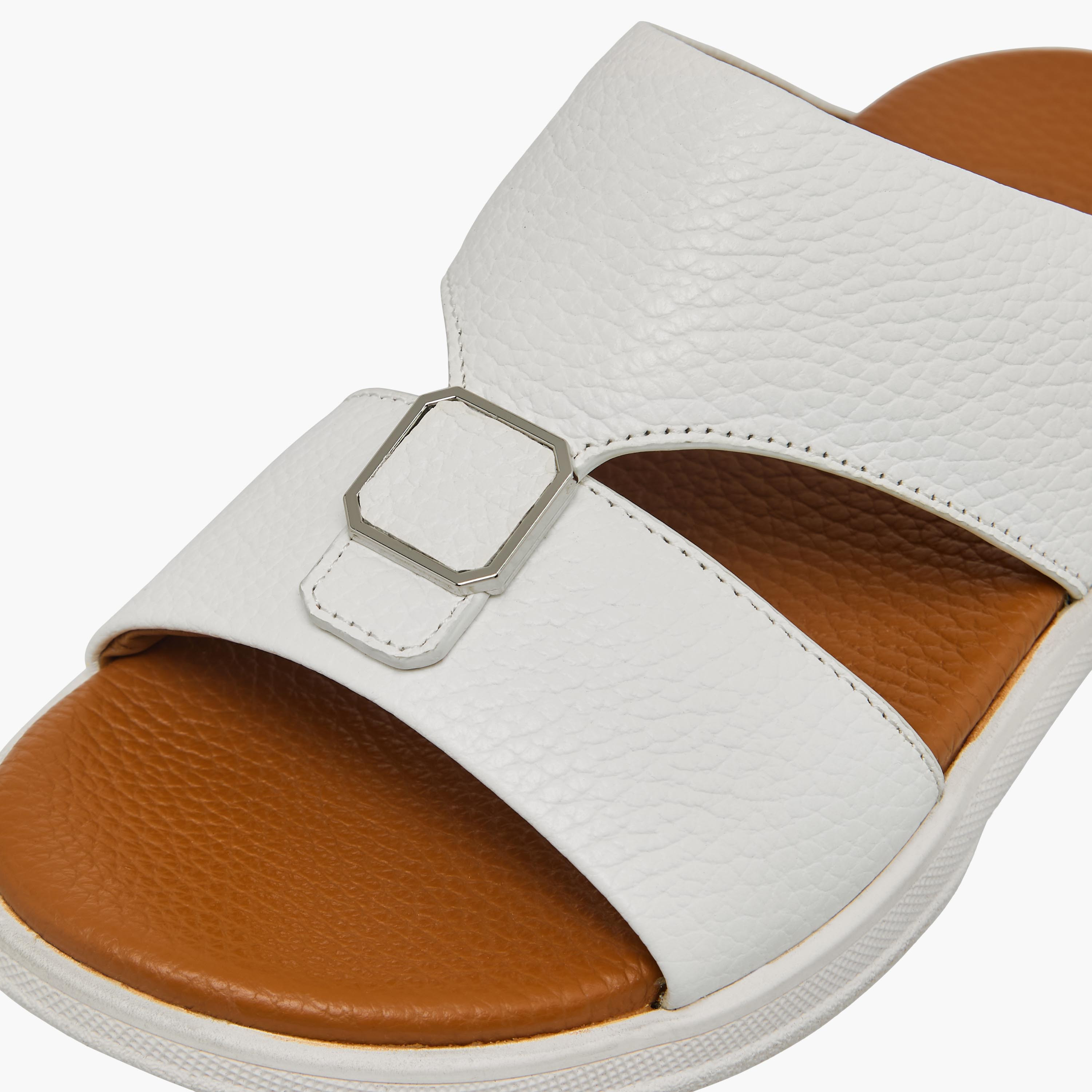 Pablosky Boys Slip-On Leather Arabic Sandals-boys-shoes-sandals-image-4