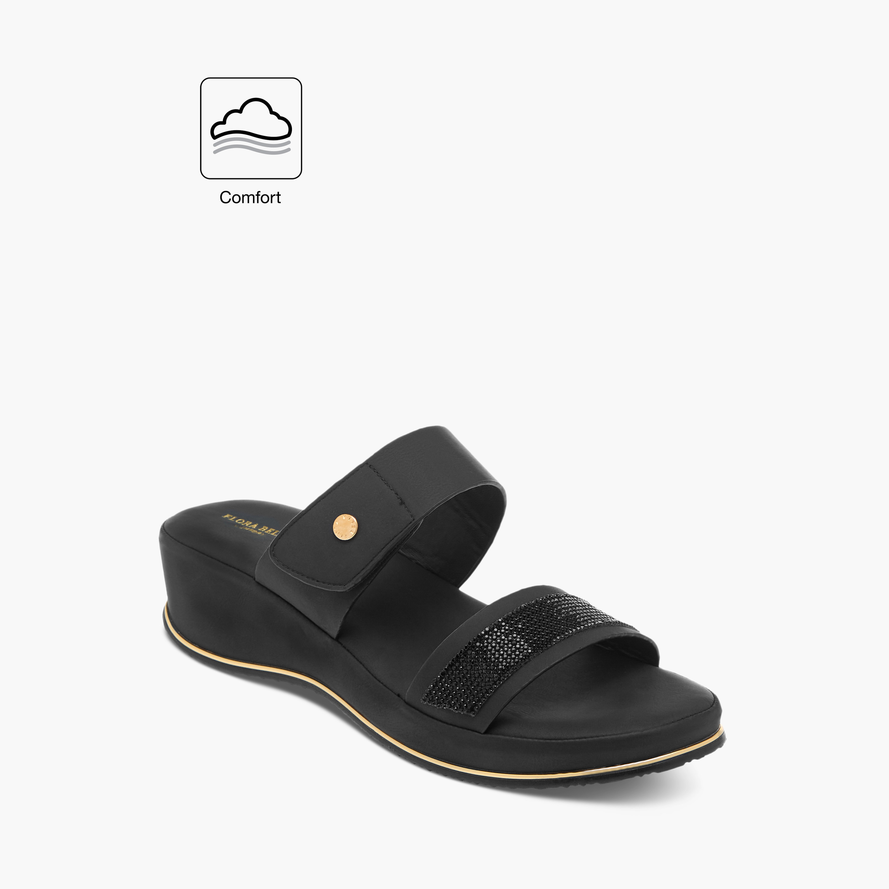 صندل مزين سهل الارتداء بحزام من فلورا بيلا-women-shoes-sandals-heeled-image-2