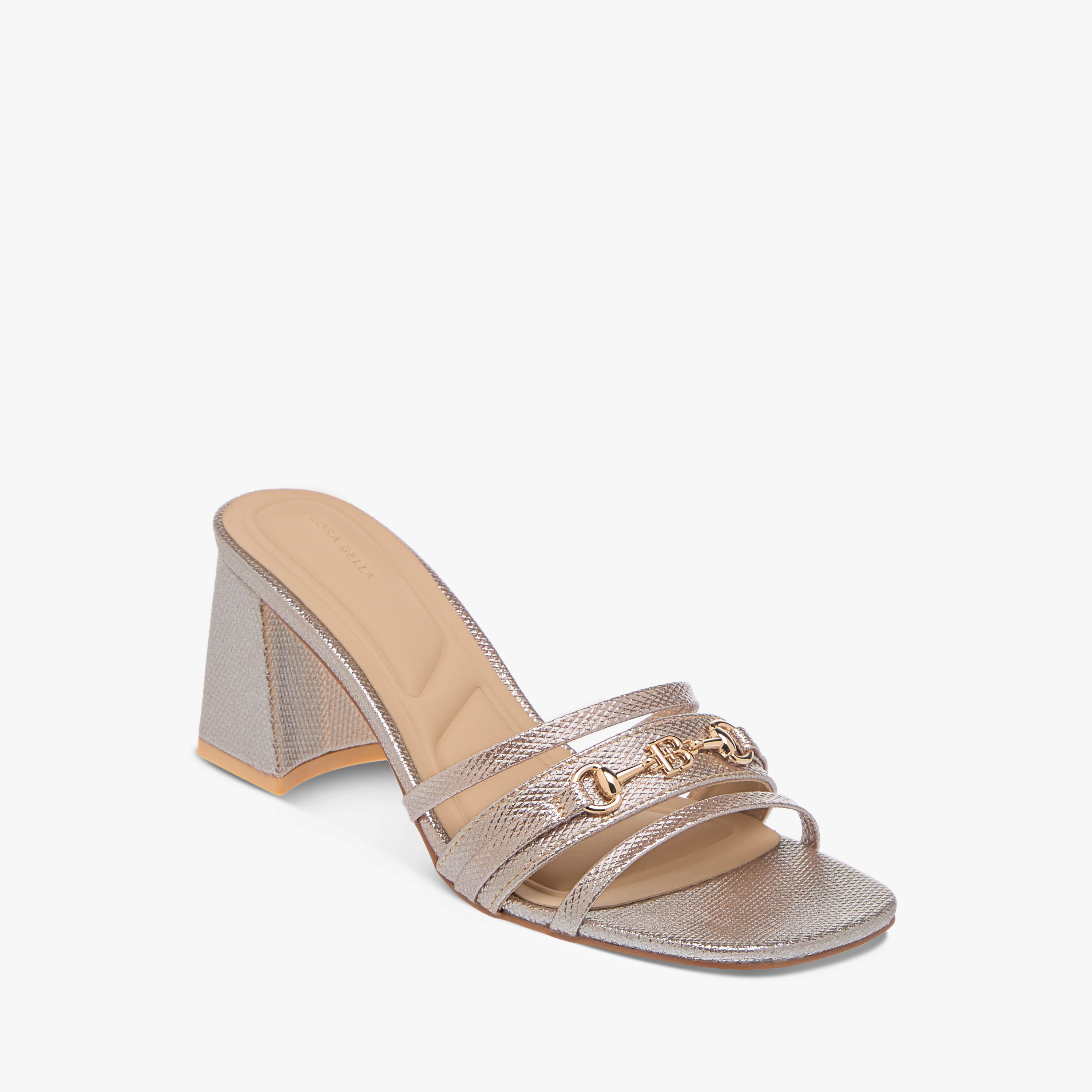 Flora Bella Metal Accent Slip-On Sandals with Block Heels-women-shoes-sandals-heeled-image-2