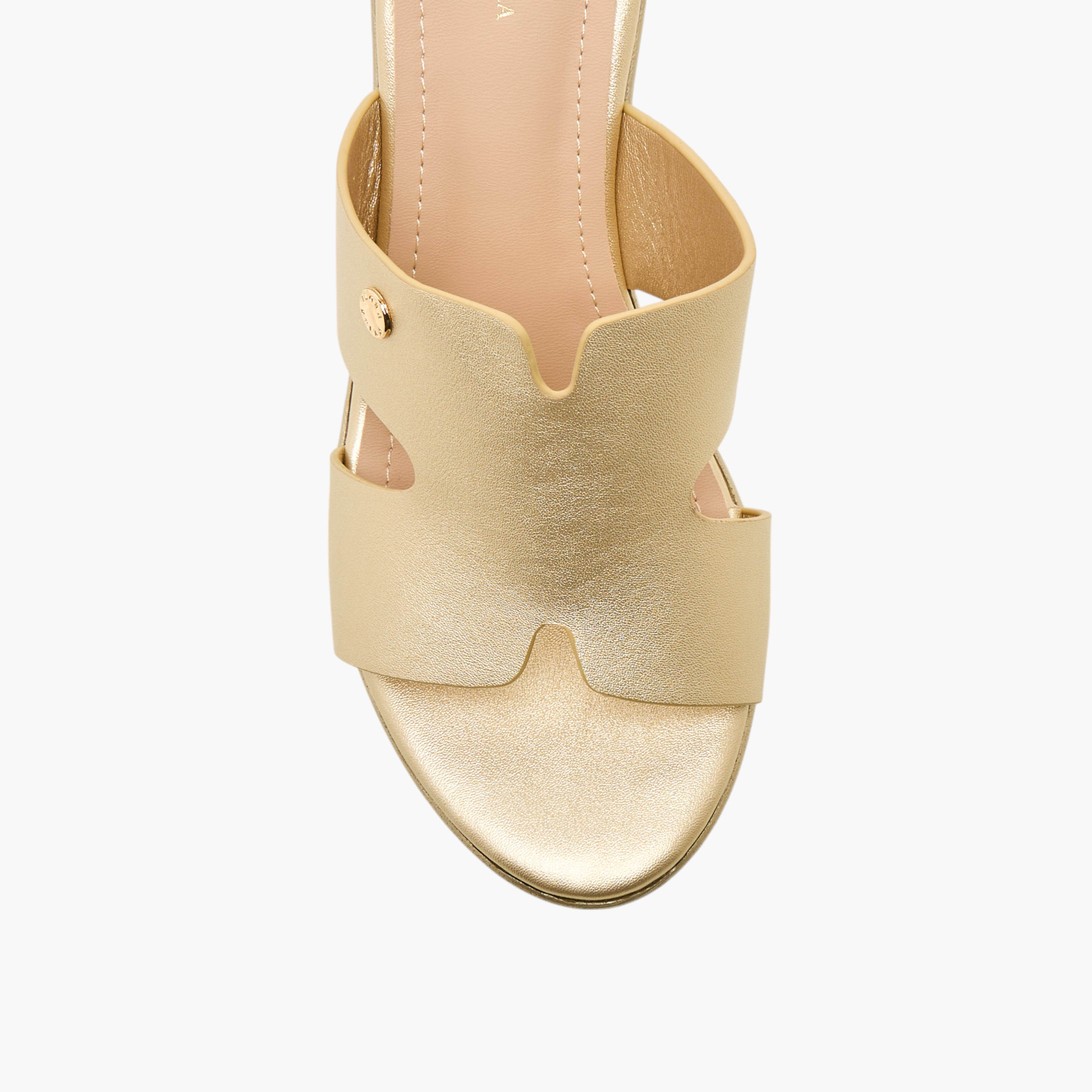 Flora Bella Cut Out Detail Slip-On Sandals with Platform Heels-women-shoes-sandals-heeled-image-4