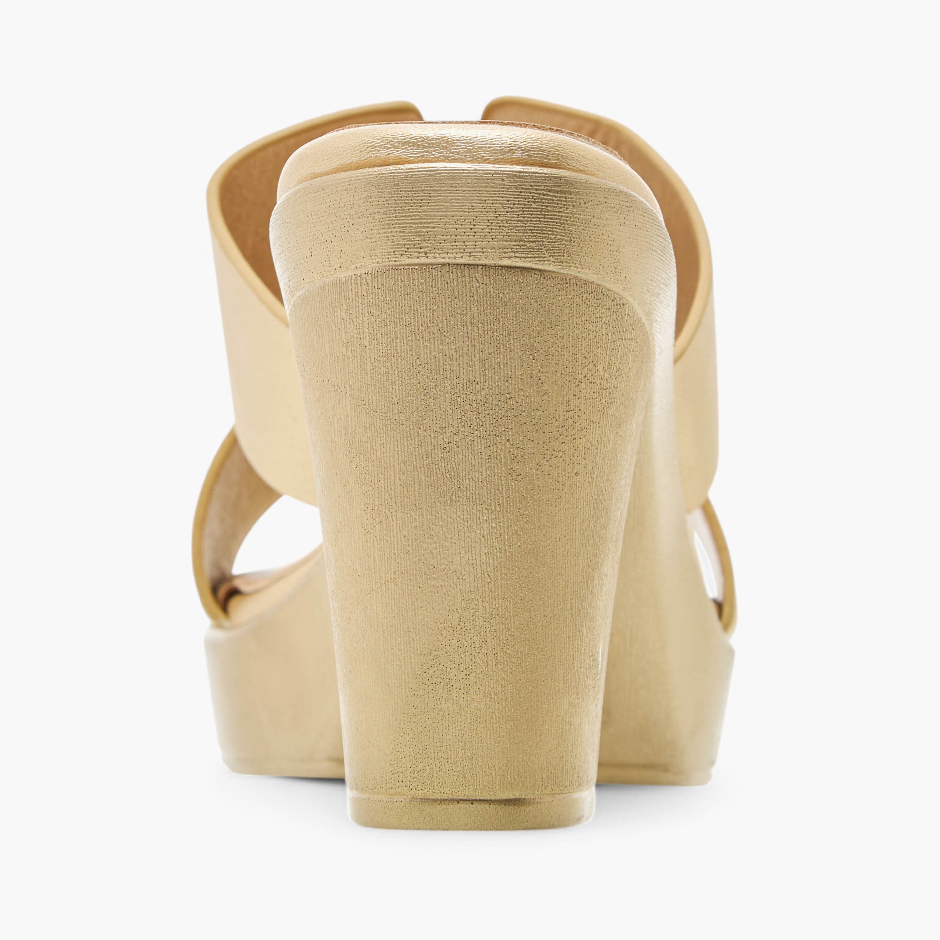 Flora Bella Cut Out Detail Slip-On Sandals with Platform Heels-women-shoes-sandals-heeled-image-5