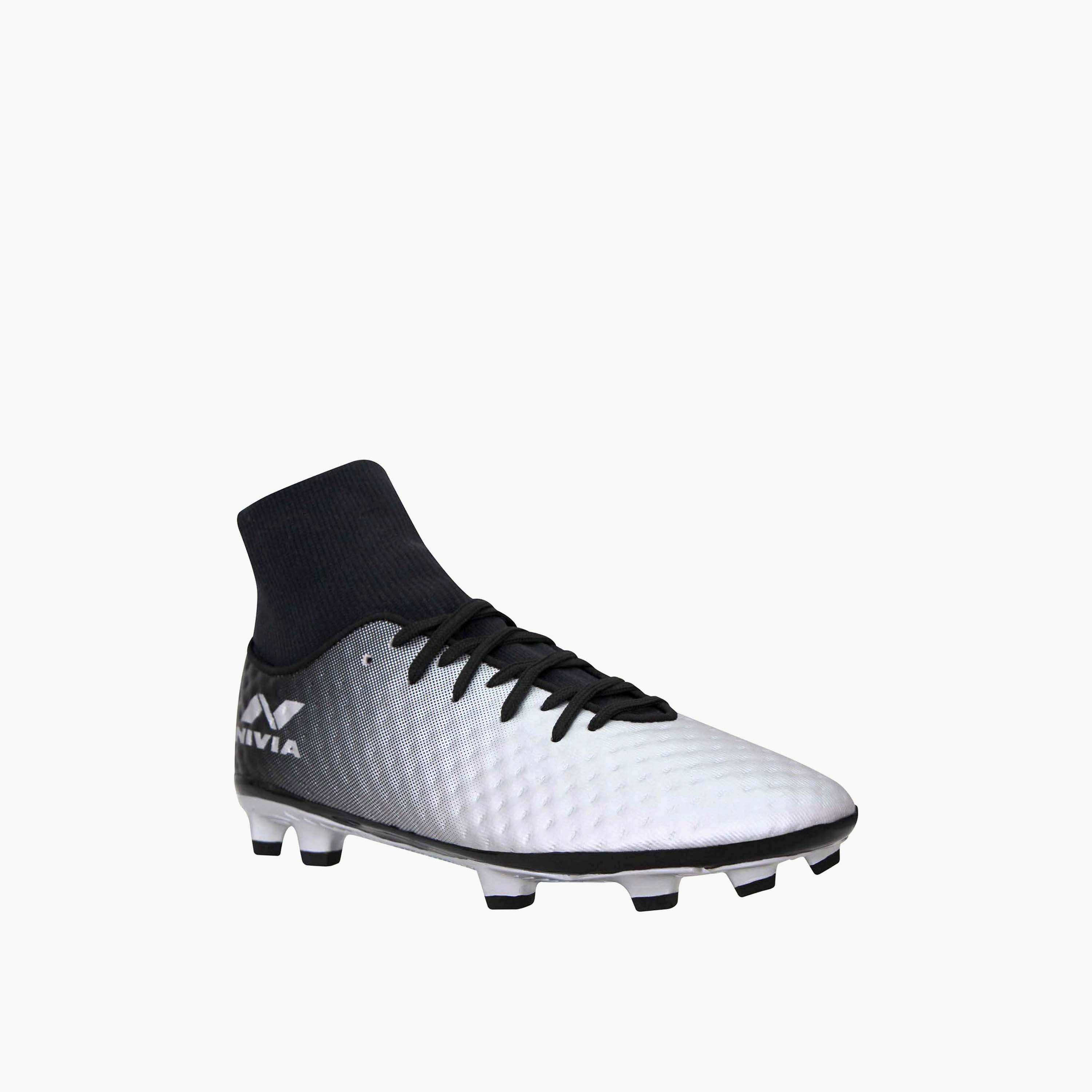 أحذية كرة قدم نيفيا أوسلار بليد 2.0 فضي/سوداء-sports-gear-football-shoes-firmground-image-1