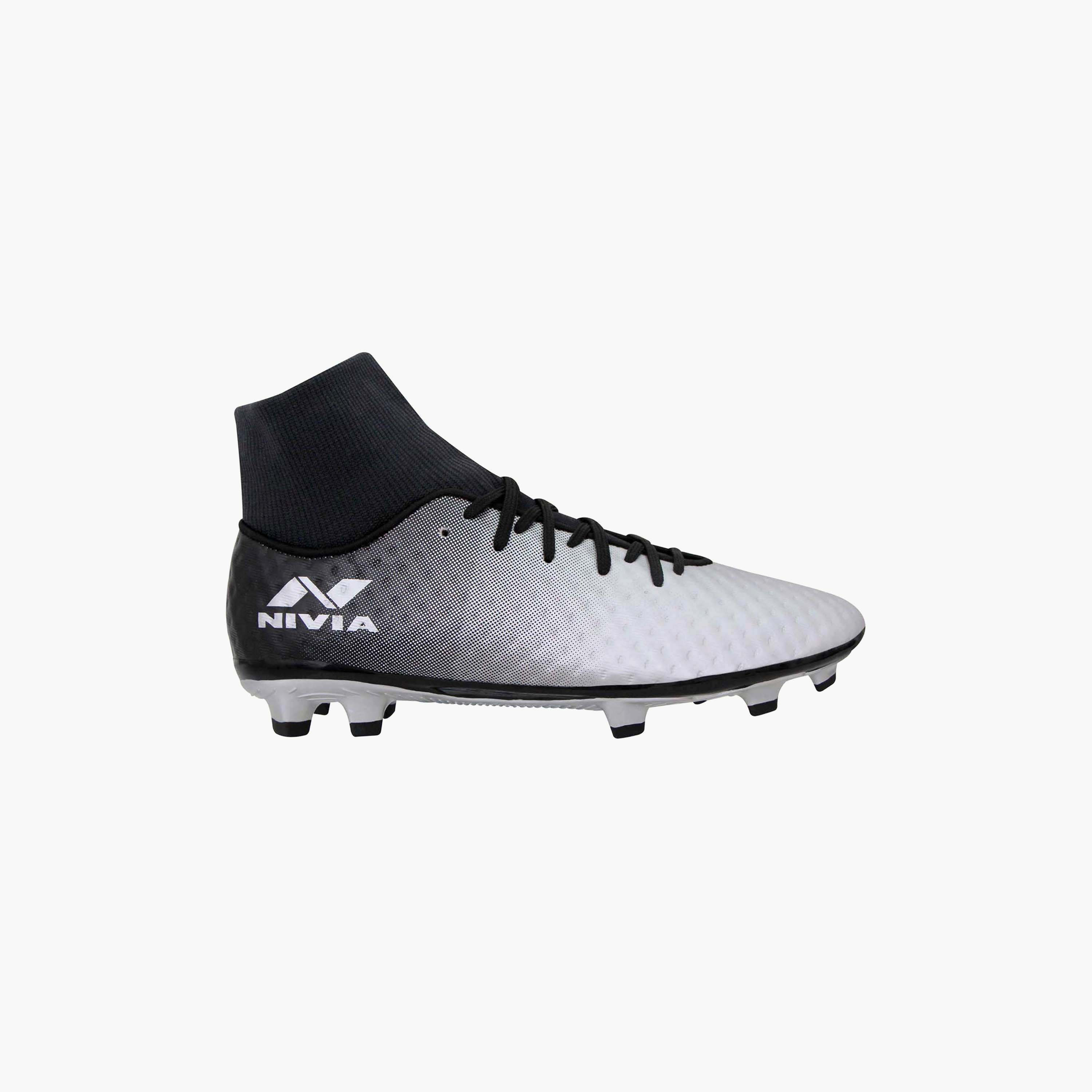 أحذية كرة قدم نيفيا أوسلار بليد 2.0 فضي/سوداء-sports-gear-football-shoes-firmground-image-3