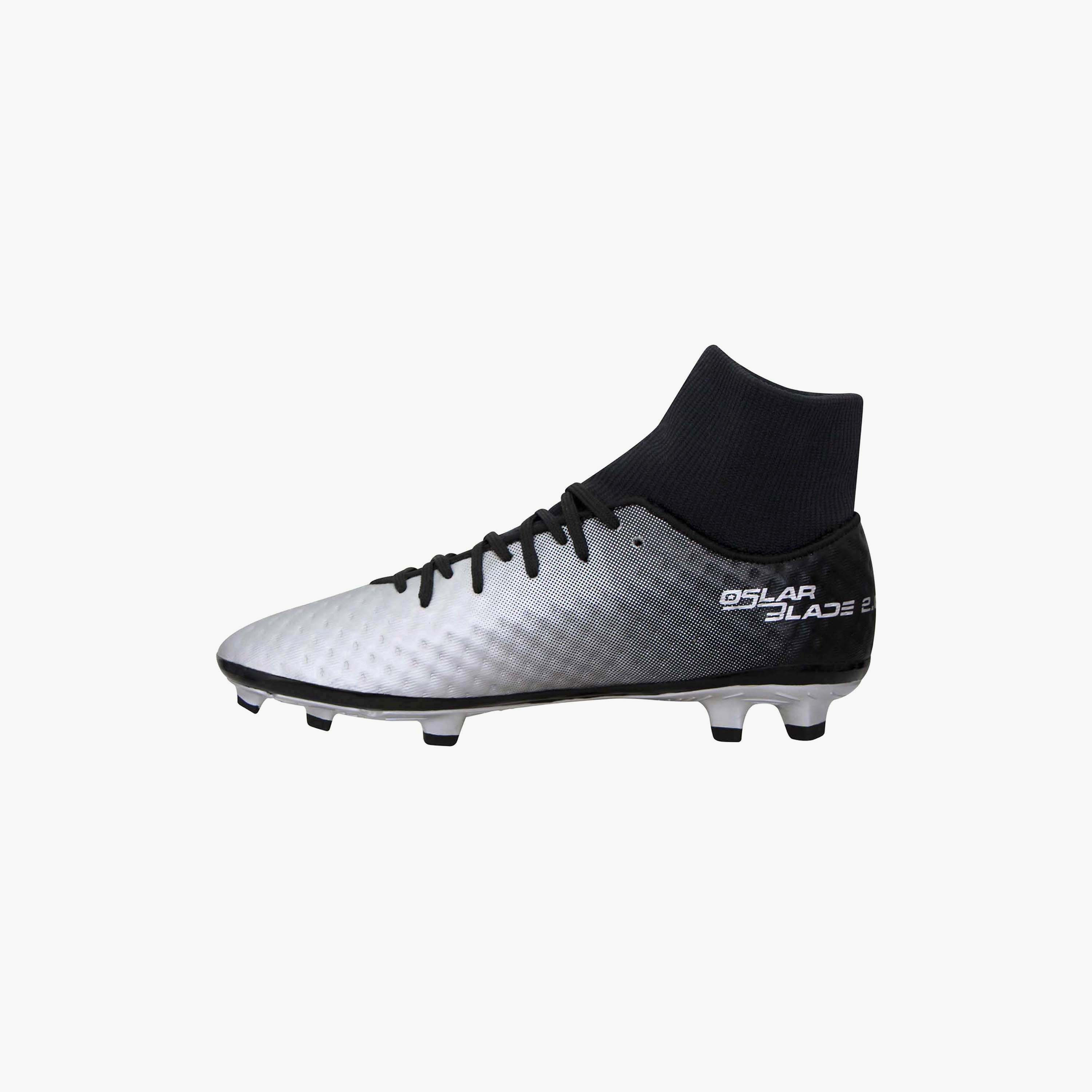 أحذية كرة قدم نيفيا أوسلار بليد 2.0 فضي/سوداء-sports-gear-football-shoes-firmground-image-4