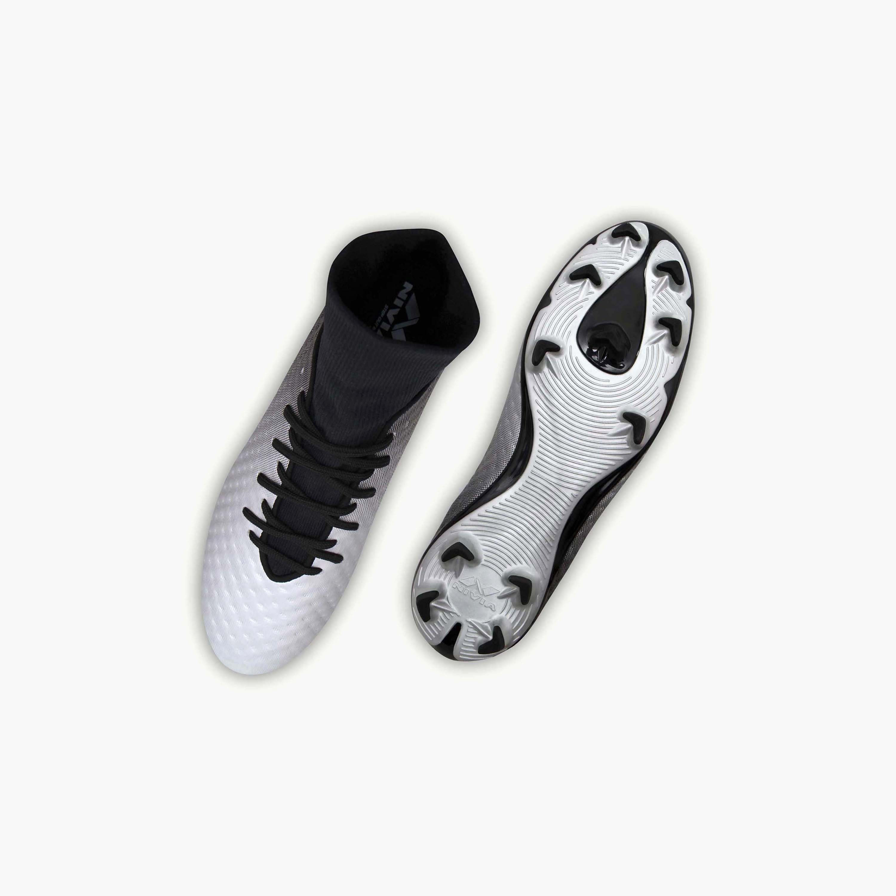 أحذية كرة قدم نيفيا أوسلار بليد 2.0 فضي/سوداء-sports-gear-football-shoes-firmground-image-5