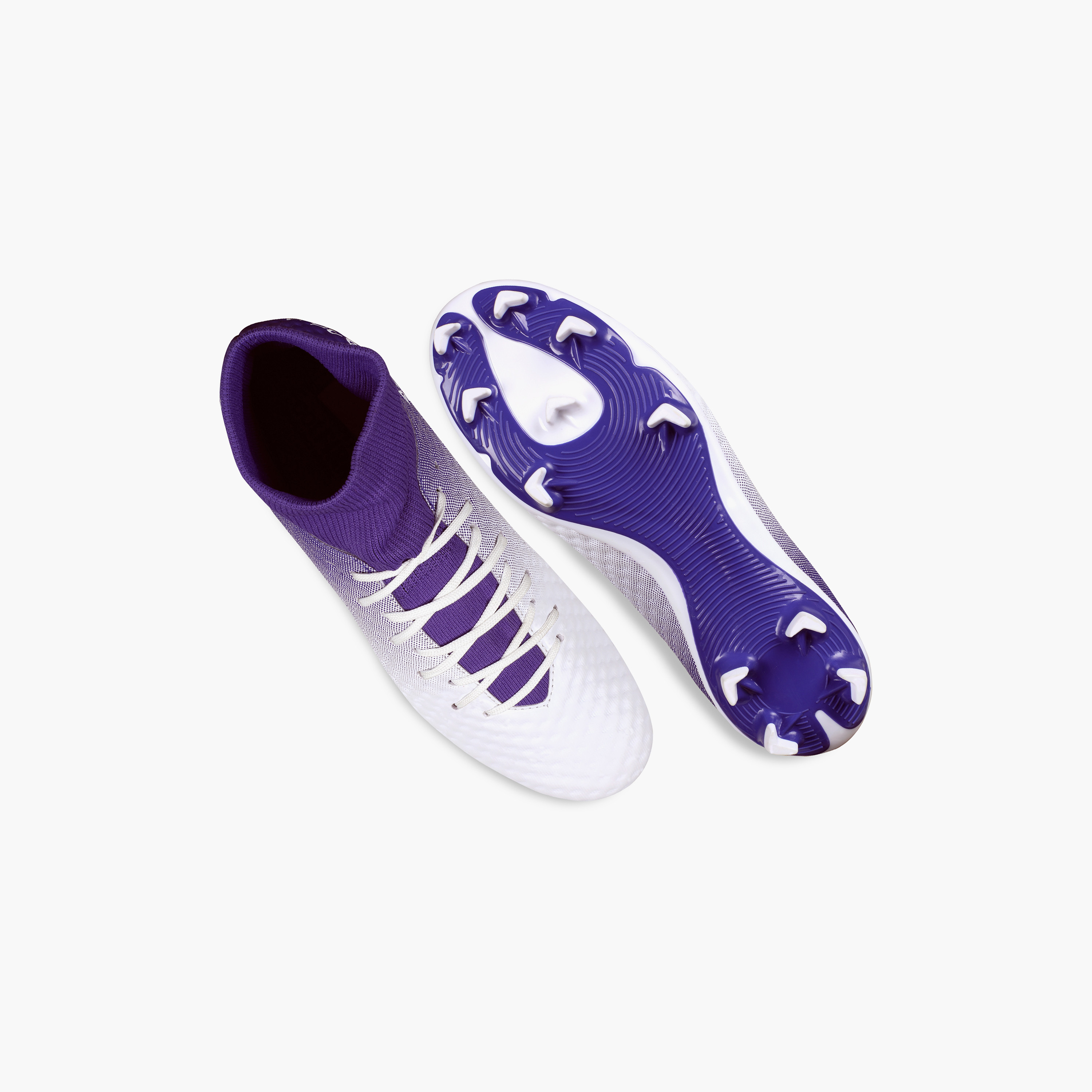 أحذية كرة قدم نيفيا أوسلار بليد 2.0 باللون الأبيض/البنفسجي-sports-gear-football-shoes-firmground-image-5