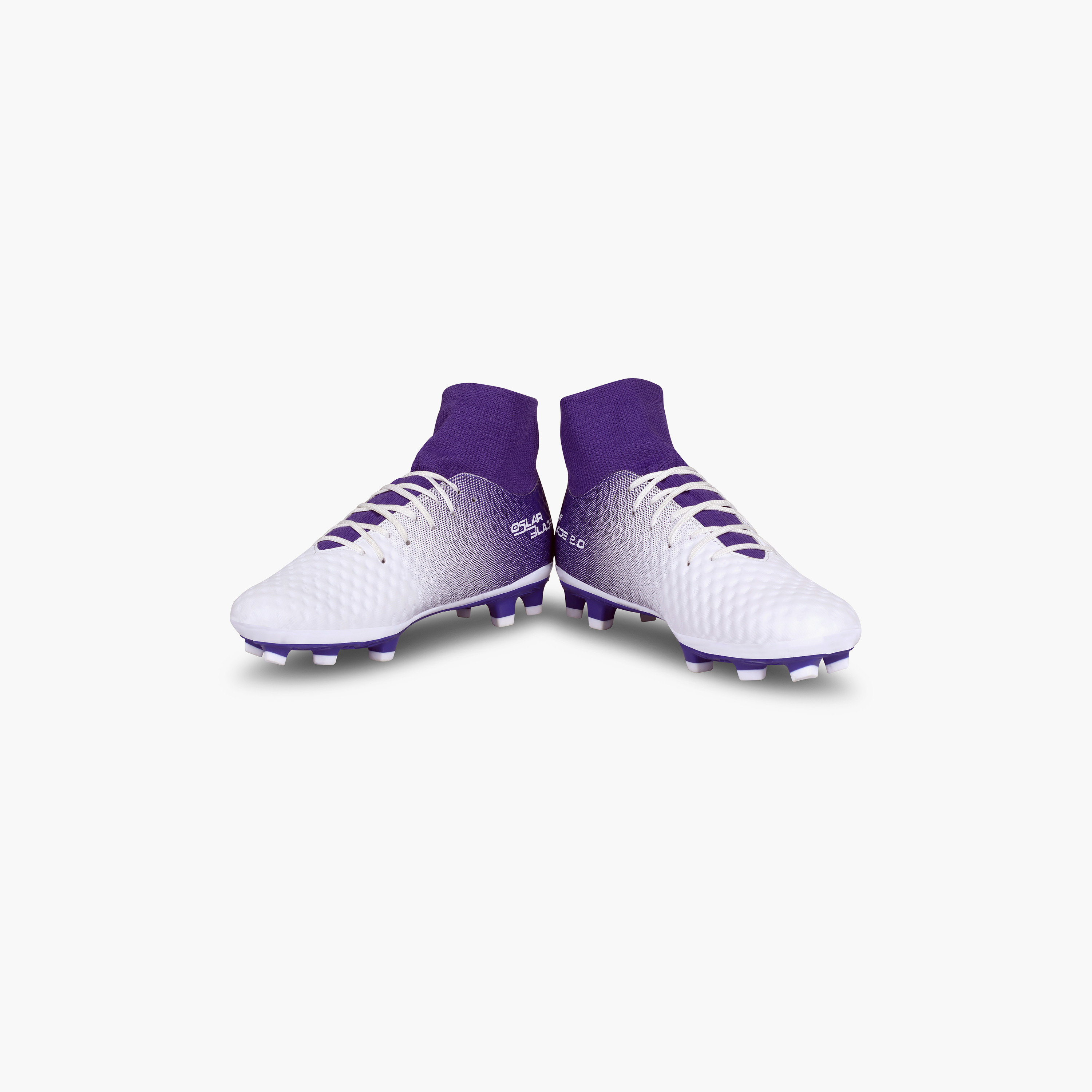 أحذية كرة قدم نيفيا أوسلار بليد 2.0 باللون الأبيض/البنفسجي-sports-gear-football-shoes-firmground-image-8