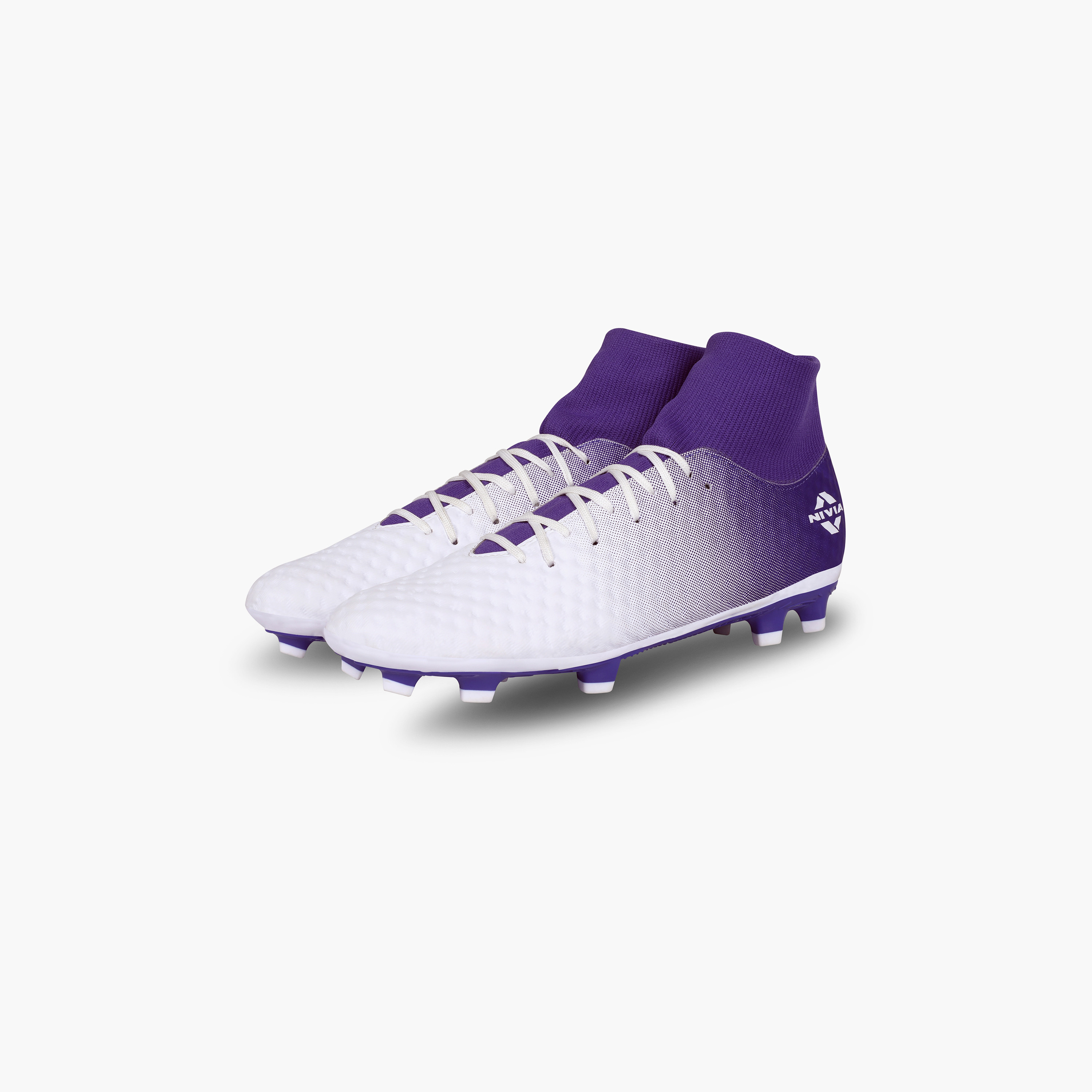 أحذية كرة قدم نيفيا أوسلار بليد 2.0 باللون الأبيض/البنفسجي-sports-gear-football-shoes-firmground-image-9
