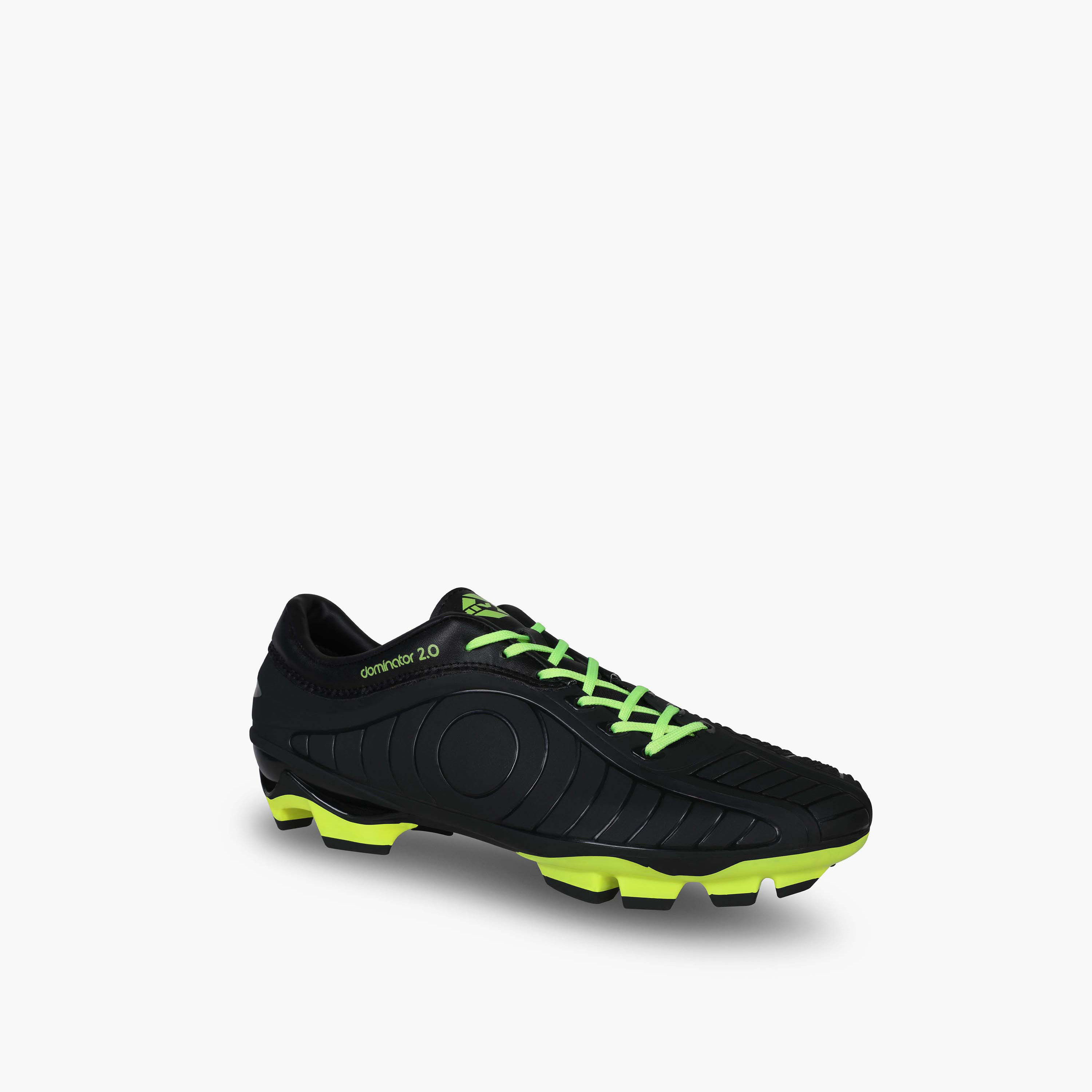 نيفيا دومينيتور 2.0 أحذية كرة قدم سوداء-sports-gear-football-shoes-firmground-image-1