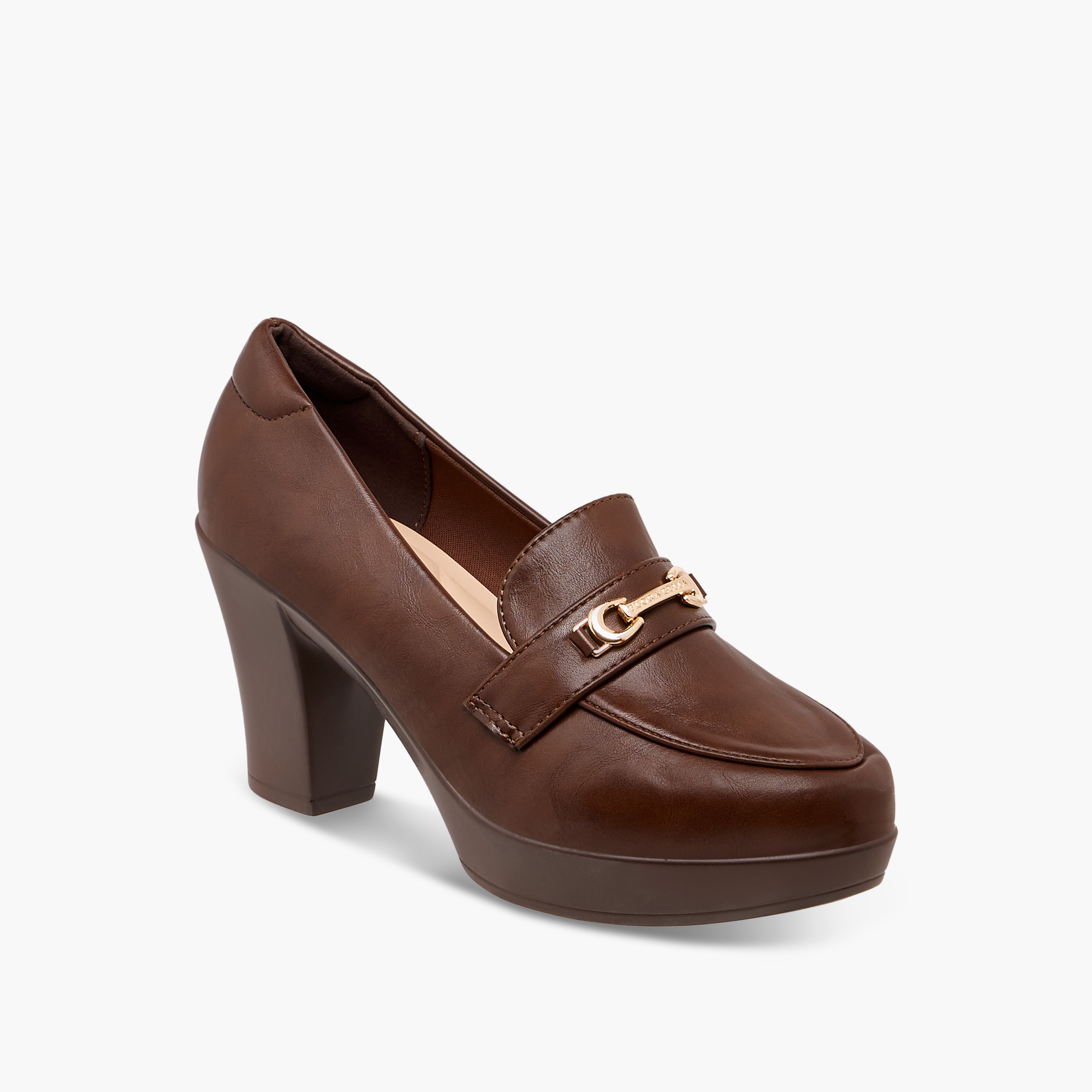 Flora Bella Horsebit Accent Shoes with Block Heels-women-shoes-heels-image-2