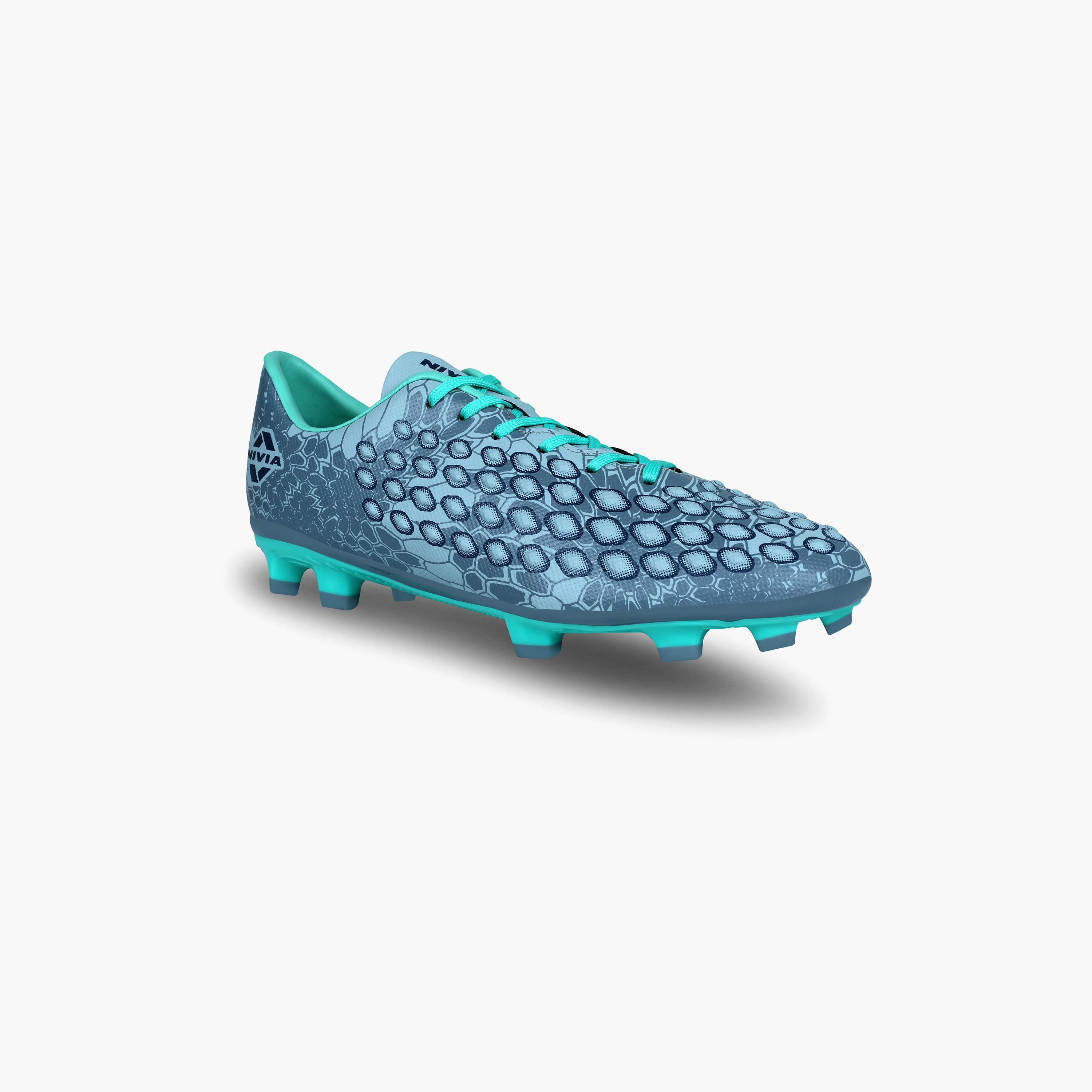 Nivia Reptile Grey/Green Football Shoes-sports-gear-football-shoes-firmground-image-1