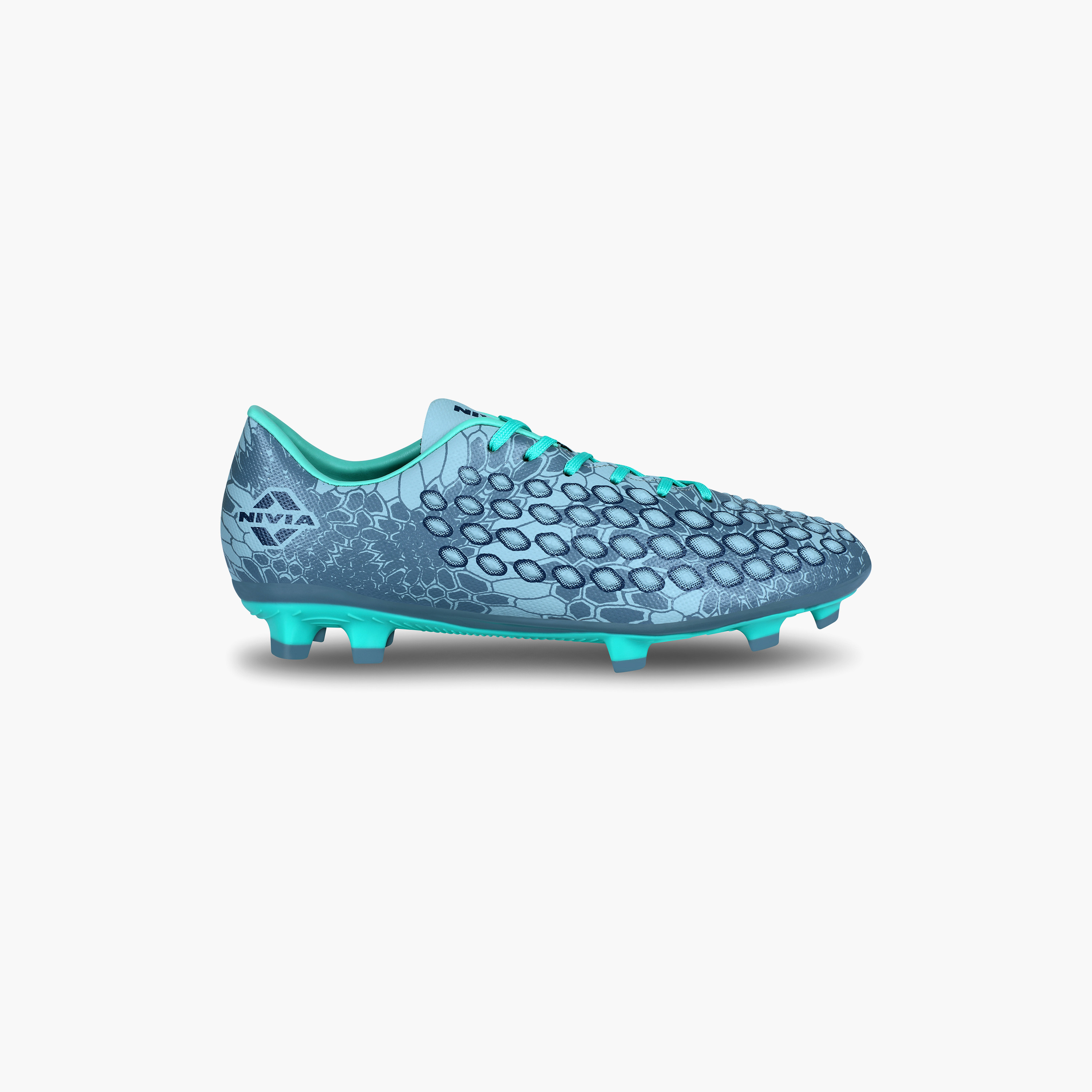 Nivia Reptile Grey/Green Football Shoes-sports-gear-football-shoes-firmground-image-3