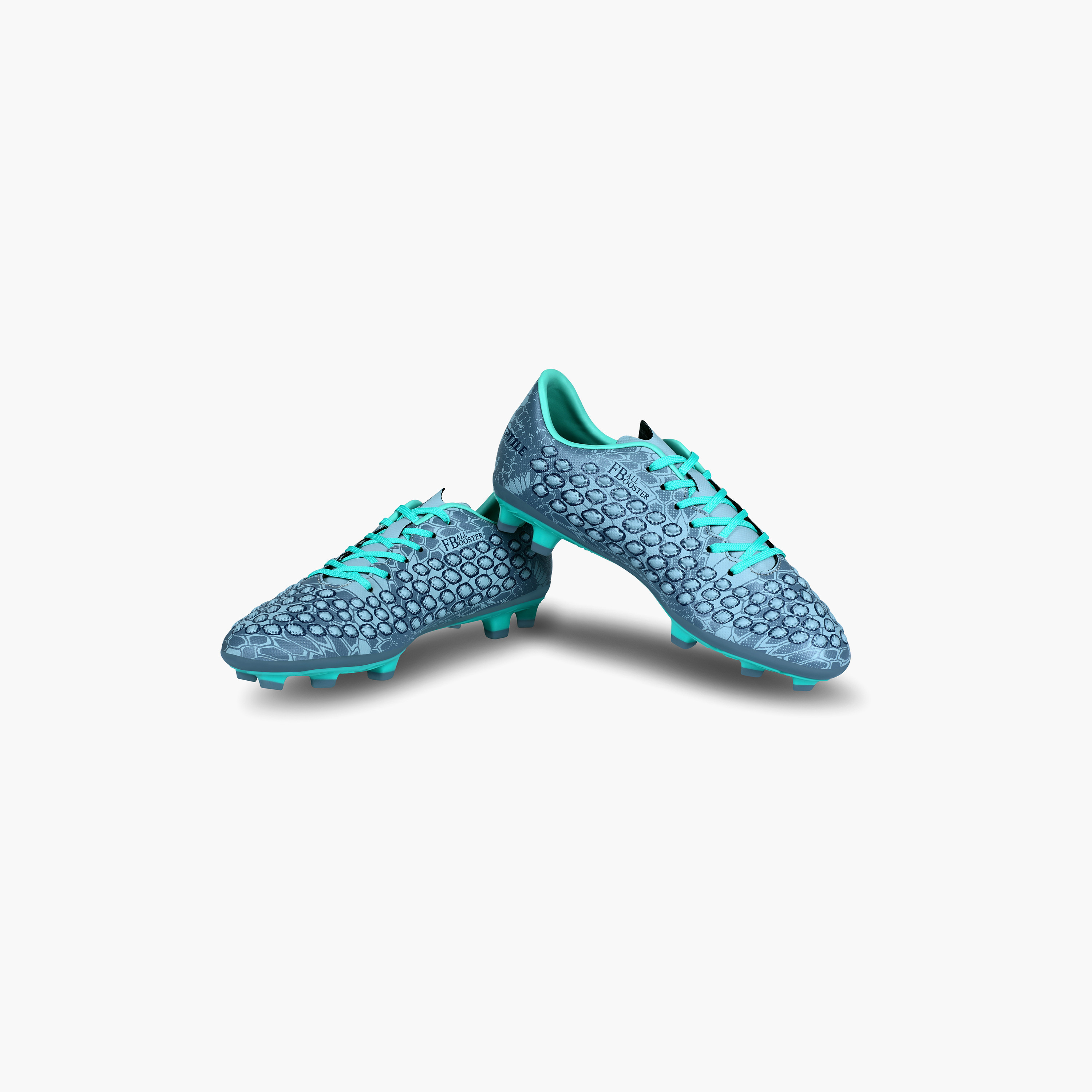 Nivia Reptile Grey/Green Football Shoes-sports-gear-football-shoes-firmground-image-5