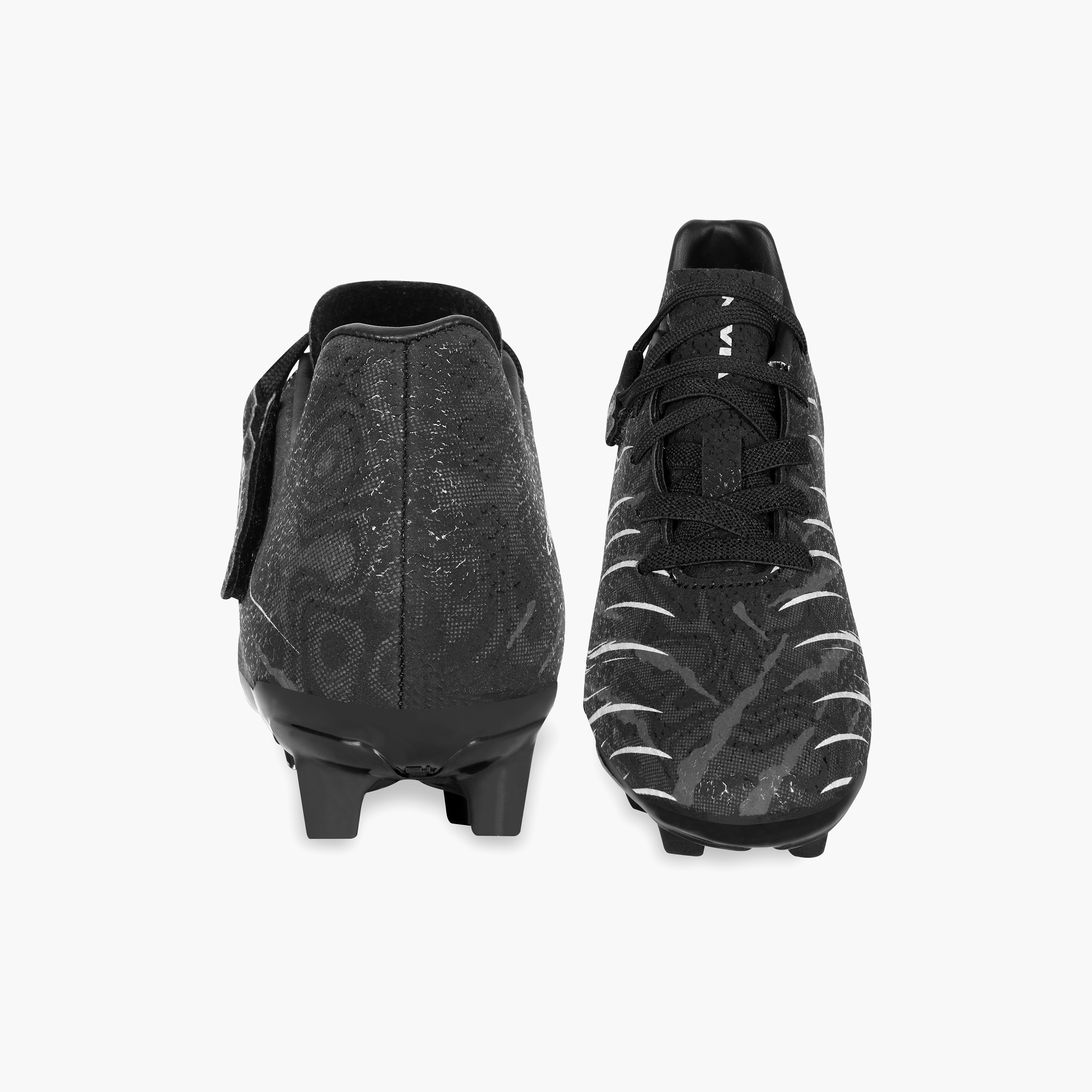 حذاء كرة قدم من نيفيا كاربونيت 6.0 بلون أسود للأطفال-sports-gear-football-shoes-firmground-image-7