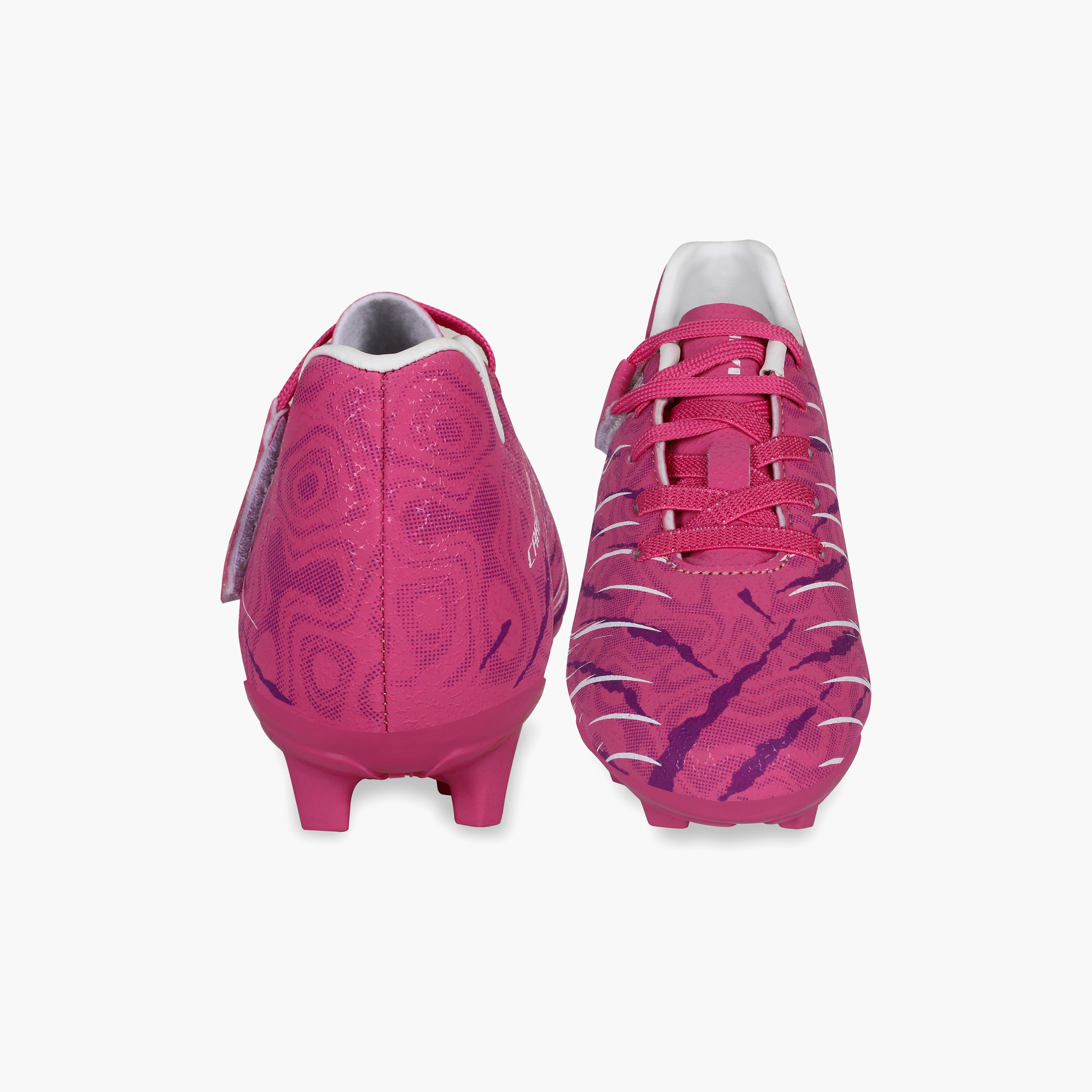 حذاء كرة قدم من نيفيا كاربونيت 6.0 بلون فوشيا وردي للأطفال-sports-gear-football-shoes-firmground-image-8