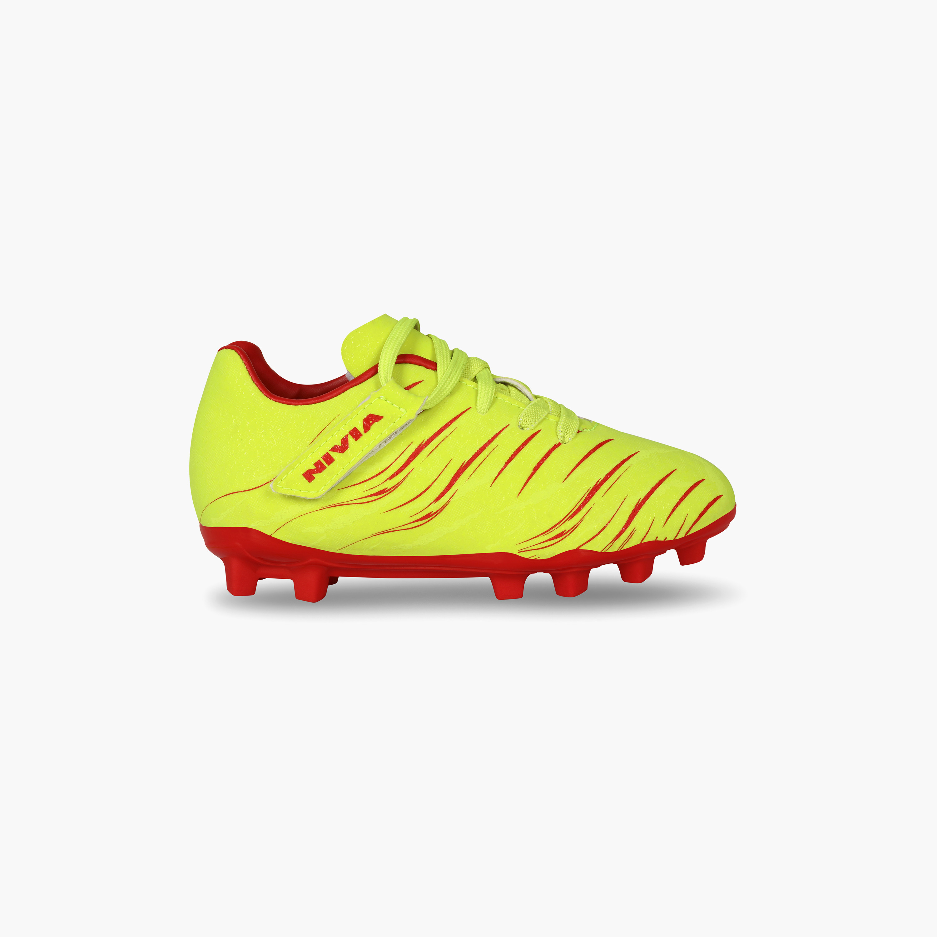 Nivia Carbonite 6.0 Kids Sulphur Green Football Shoes-sports-gear-football-shoes-firmground-image-3