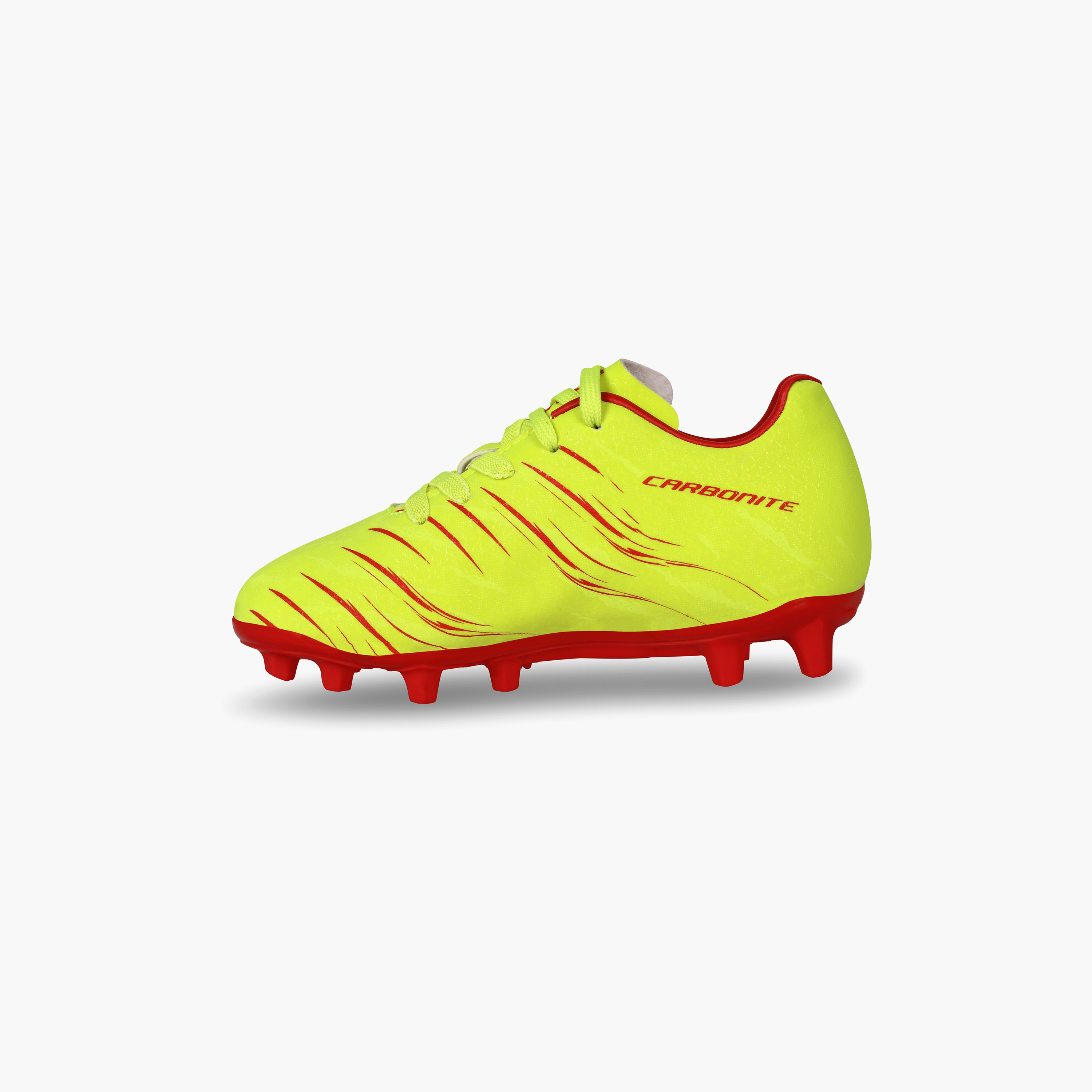 Nivia Carbonite 6.0 Kids Sulphur Green Football Shoes-sports-gear-football-shoes-firmground-image-4