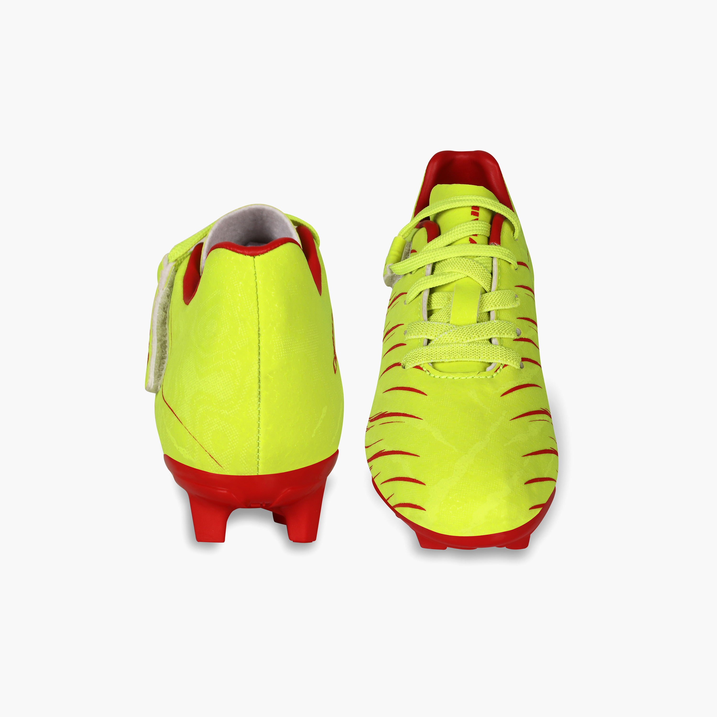 حذاء كرة قدم من نيفيا كاربونيت 6.0 بلون أخضر كبريتي للأطفال-sports-gear-football-shoes-firmground-image-7