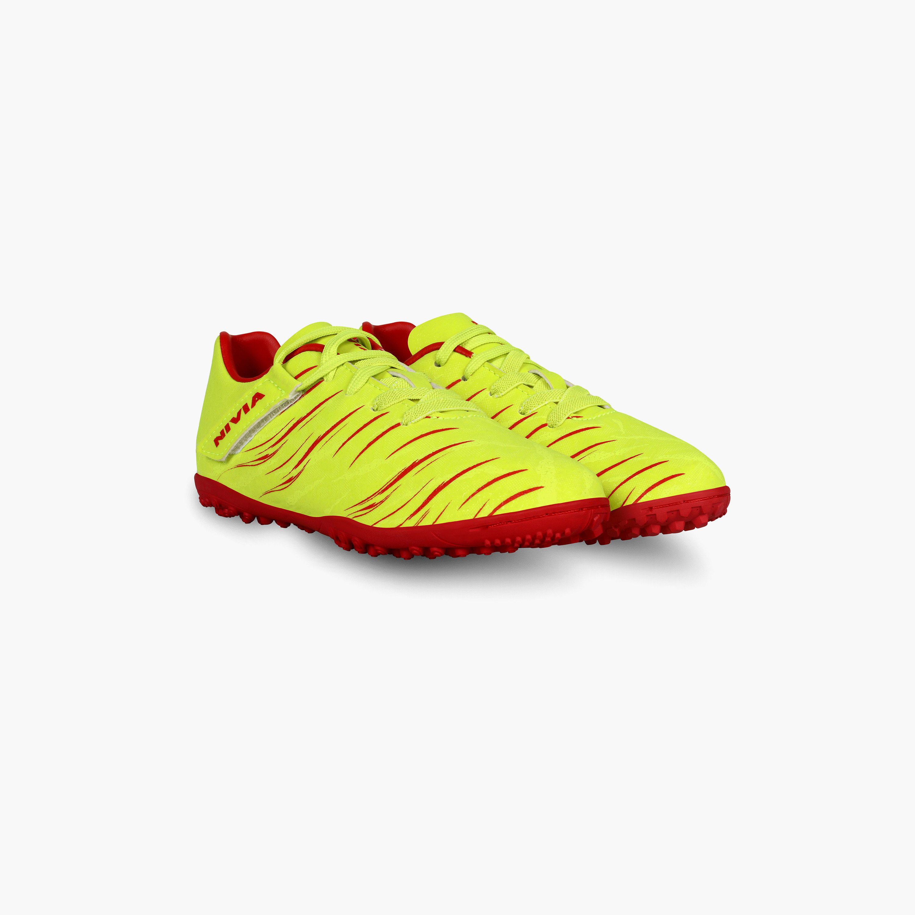 Nivia Carbonite 6.0 Kids Turf Sulphur Green Futsal Shoes-sports-boys-shoes-image-6
