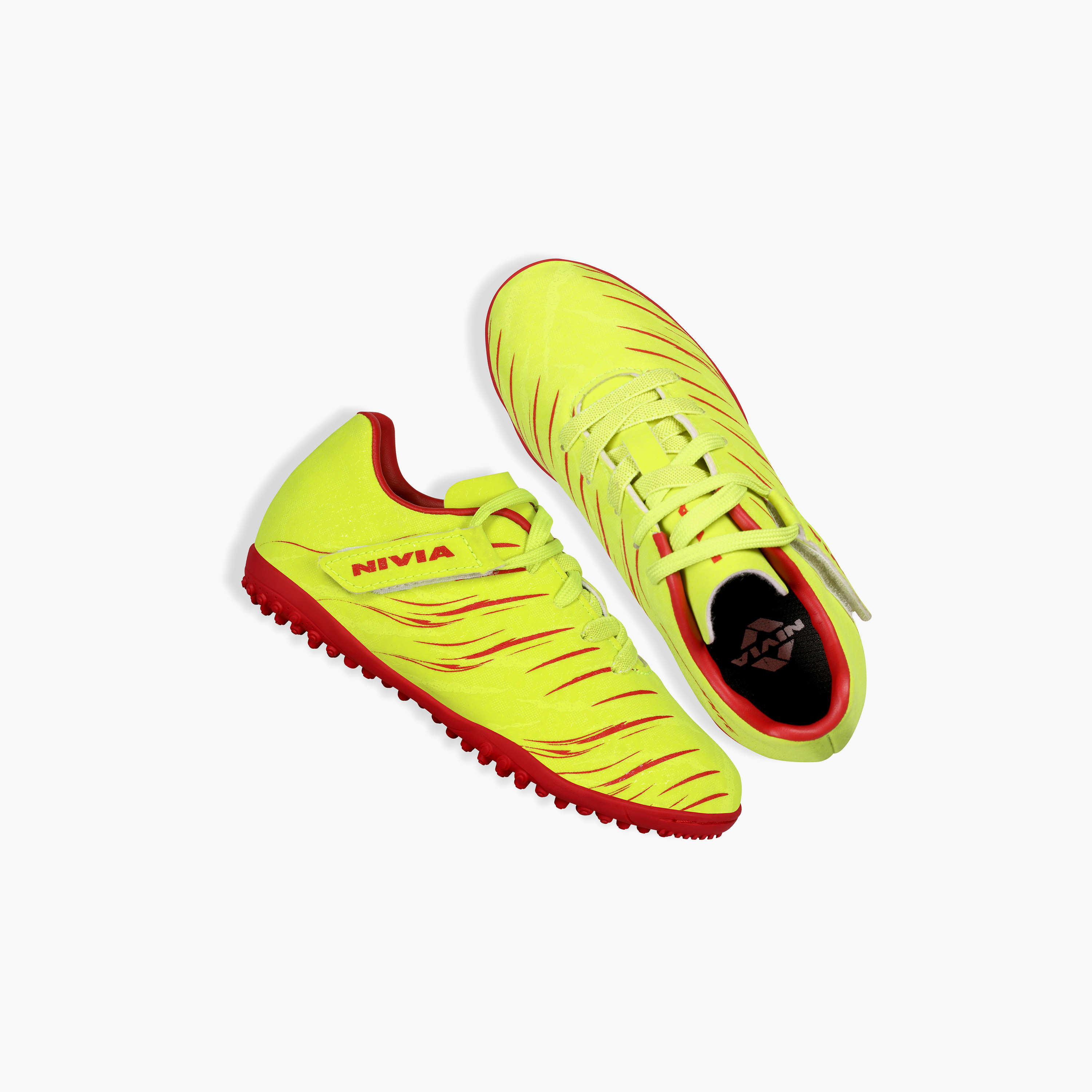 Nivia Carbonite 6.0 Kids Turf Sulphur Green Futsal Shoes-sports-boys-shoes-image-9