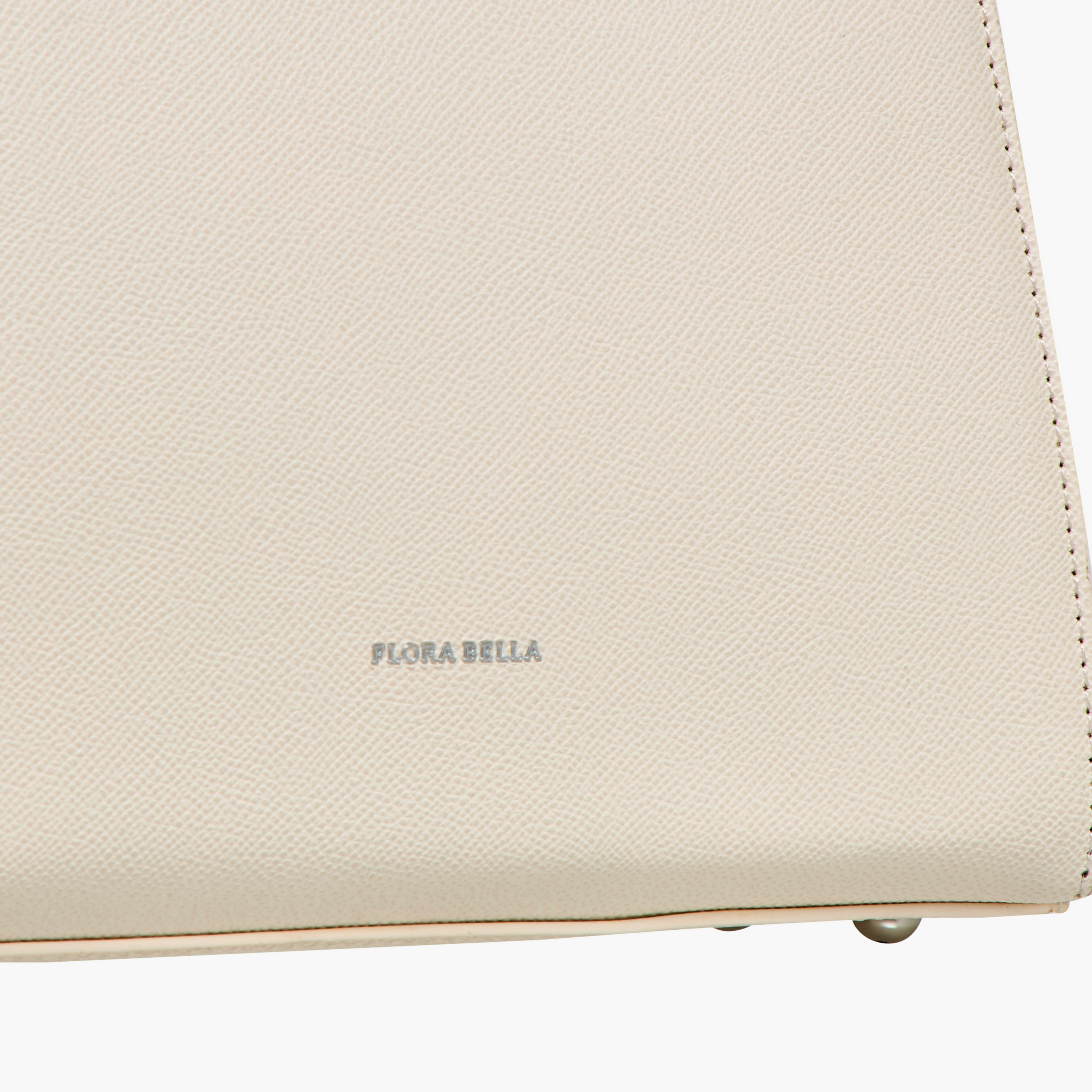 Flora Bella Textured Satchel Bag with Detachable Strap and Flap Closure-women-bagsandwallets-handbags-image-7