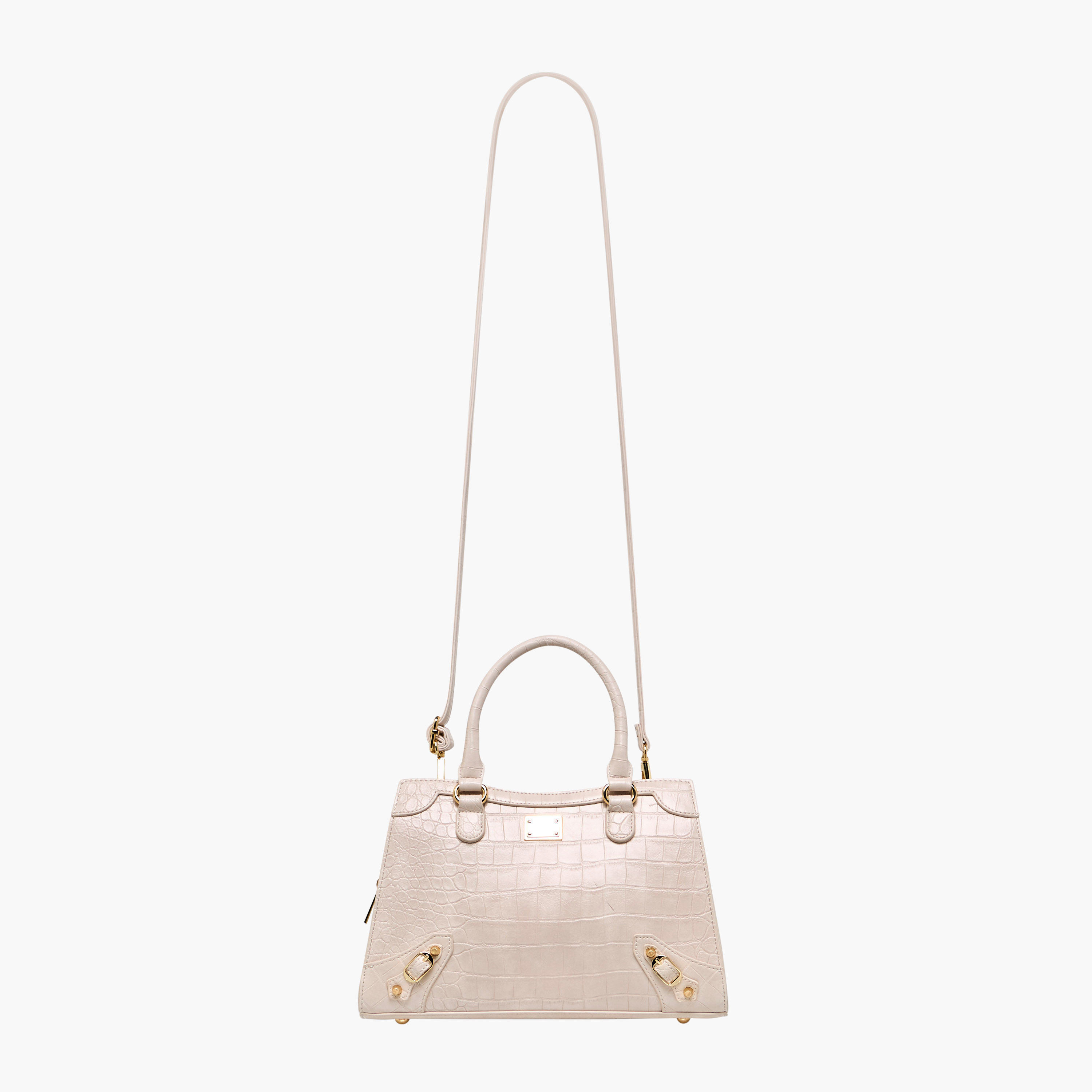 شنطة توت بارزة الملمس بحزام قابل للفصل وسحاب إغلاق من فلورا بيلا-women-bagsandwallets-handbags-image-3