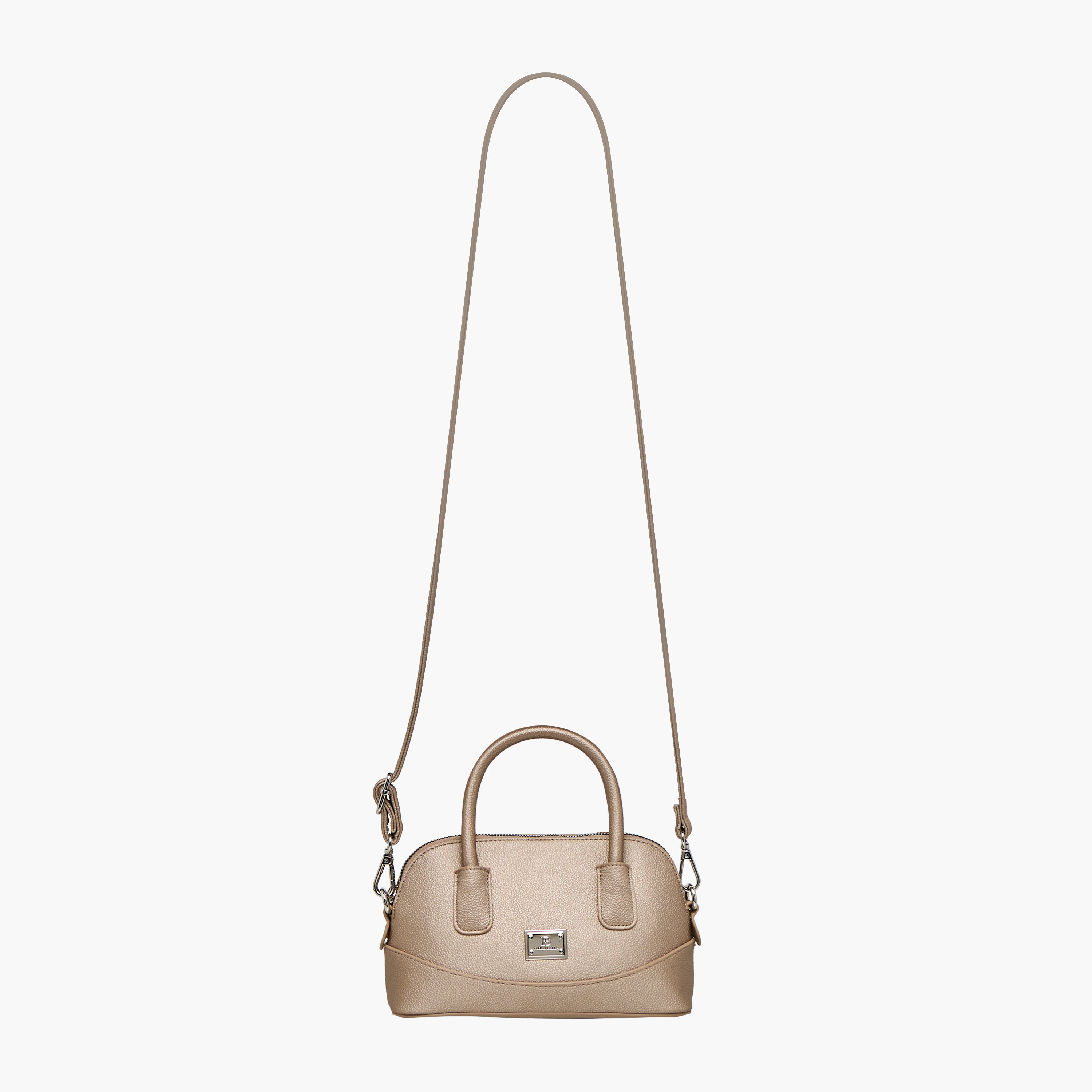 شنطة كروس بودي بارزة الملمس بحزام قابل للفصل وسحاب إغلاق من فلورا بيلا-women-bagsandwallets-handbags-image-4